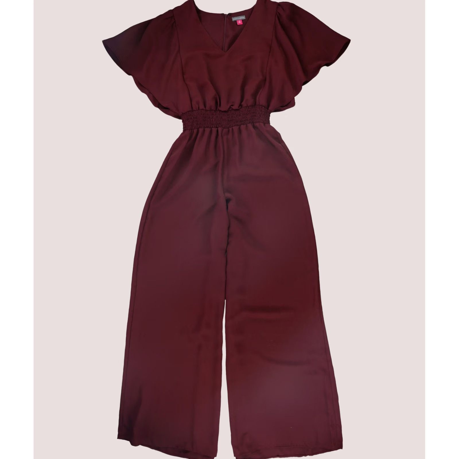 Vince Camuto Vince Camuto Womens Jumpsuit darkred M Size 32" / US 10 / IT 46 - 1 Thumbnail