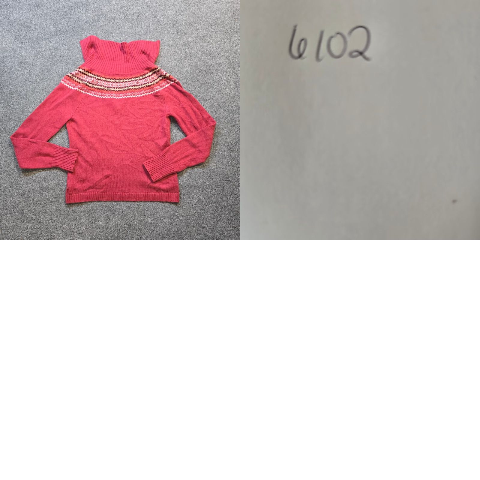 American Eagle Outfitters VINTAGE American Eagle Outfitters Sweater Womens Large Red Angora Rabbit Knit Fair Isle Casual Size L / US 10 / IT 46 - 8 Thumbnail