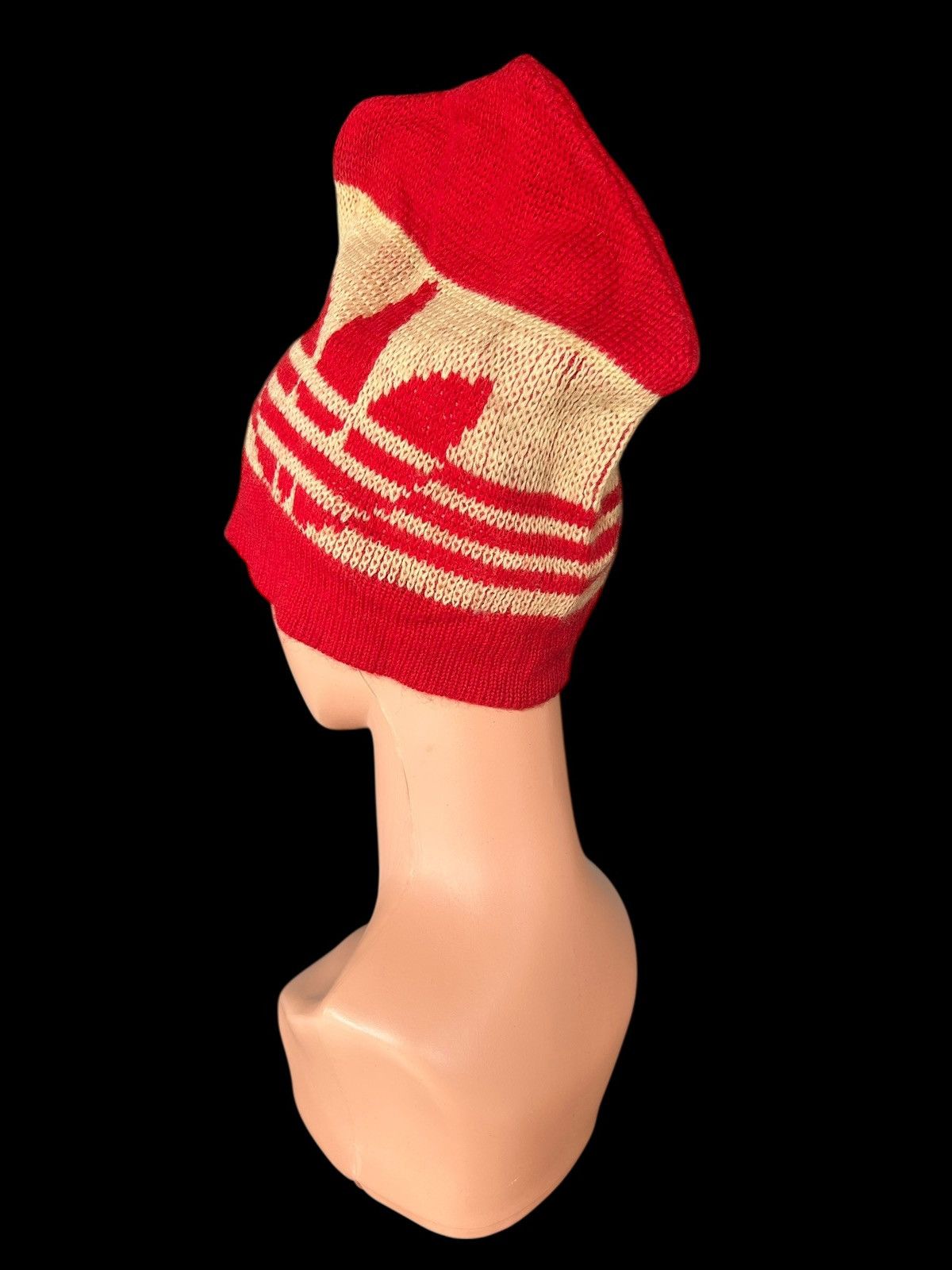 Kapital Mohawk Vintage ADIDAS knitted Beanie Hats Size ONE SIZE - 2 Thumbnail