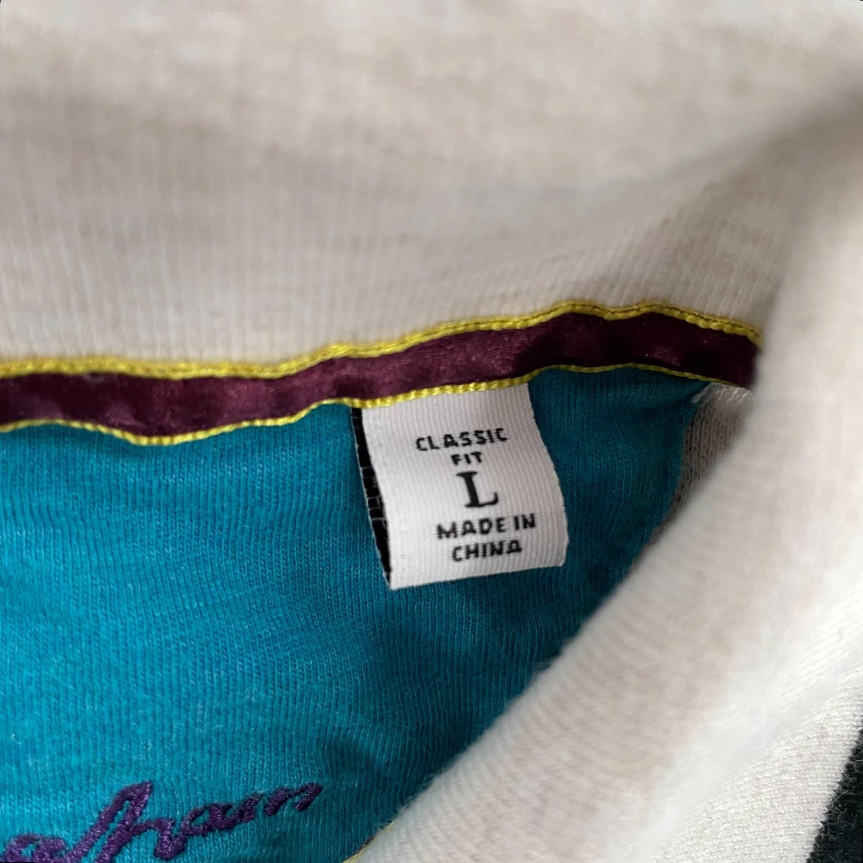 Robert Graham VINTAGE Robert Graham Polo Shirt Men Adult Large White Geometric Music Cars 90s Size US L / EU 52-54 / 3 - 7 Thumbnail