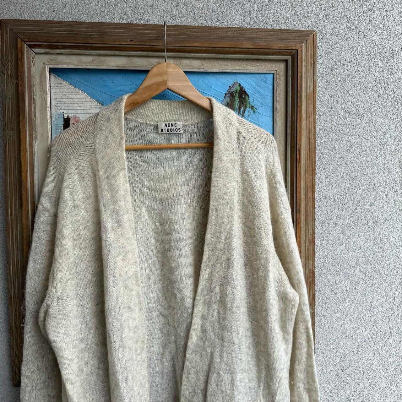 Acne Studios Oversized Wool Sweater Jumper Beige Sweater Size M / US 6-8 / IT 42-44 - 3 Thumbnail