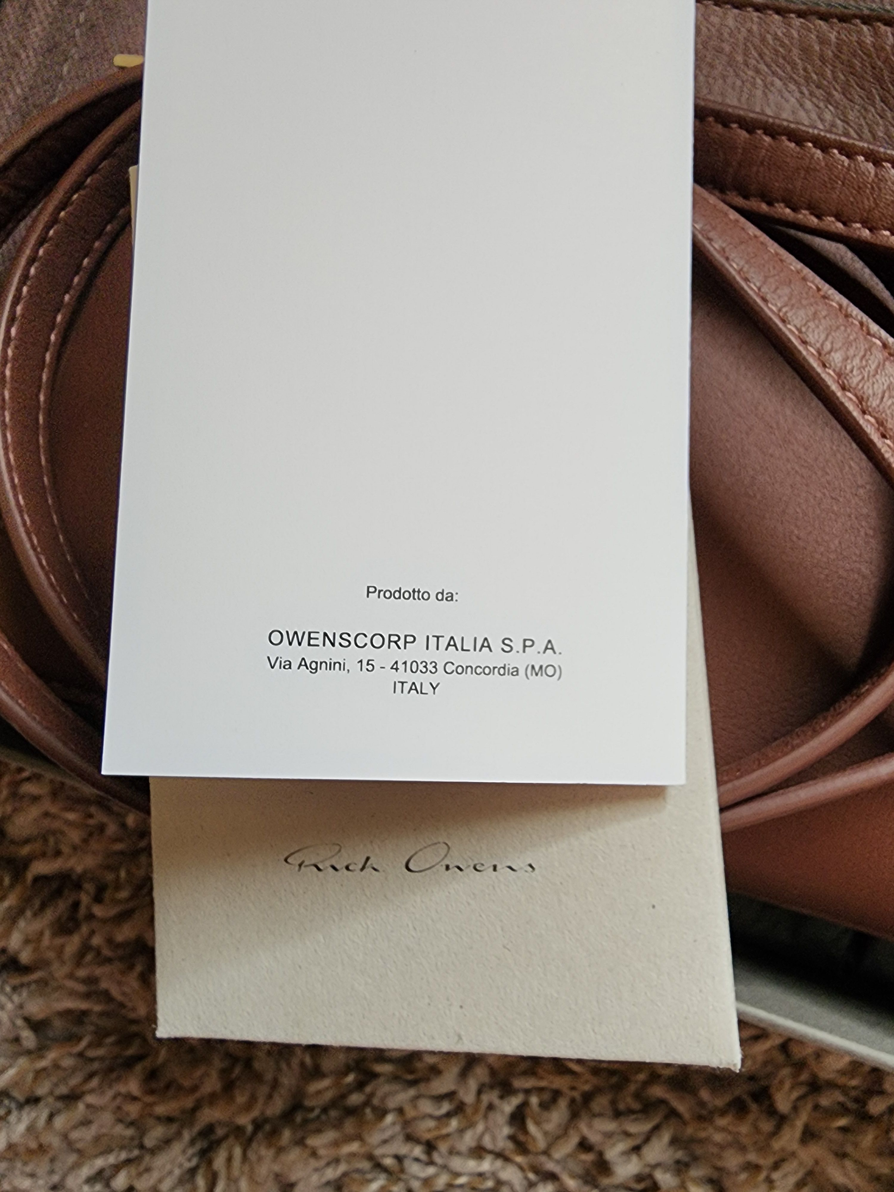 Rick Owens Rick Owens Brown Club Pouch Size ONE SIZE - 7 Thumbnail