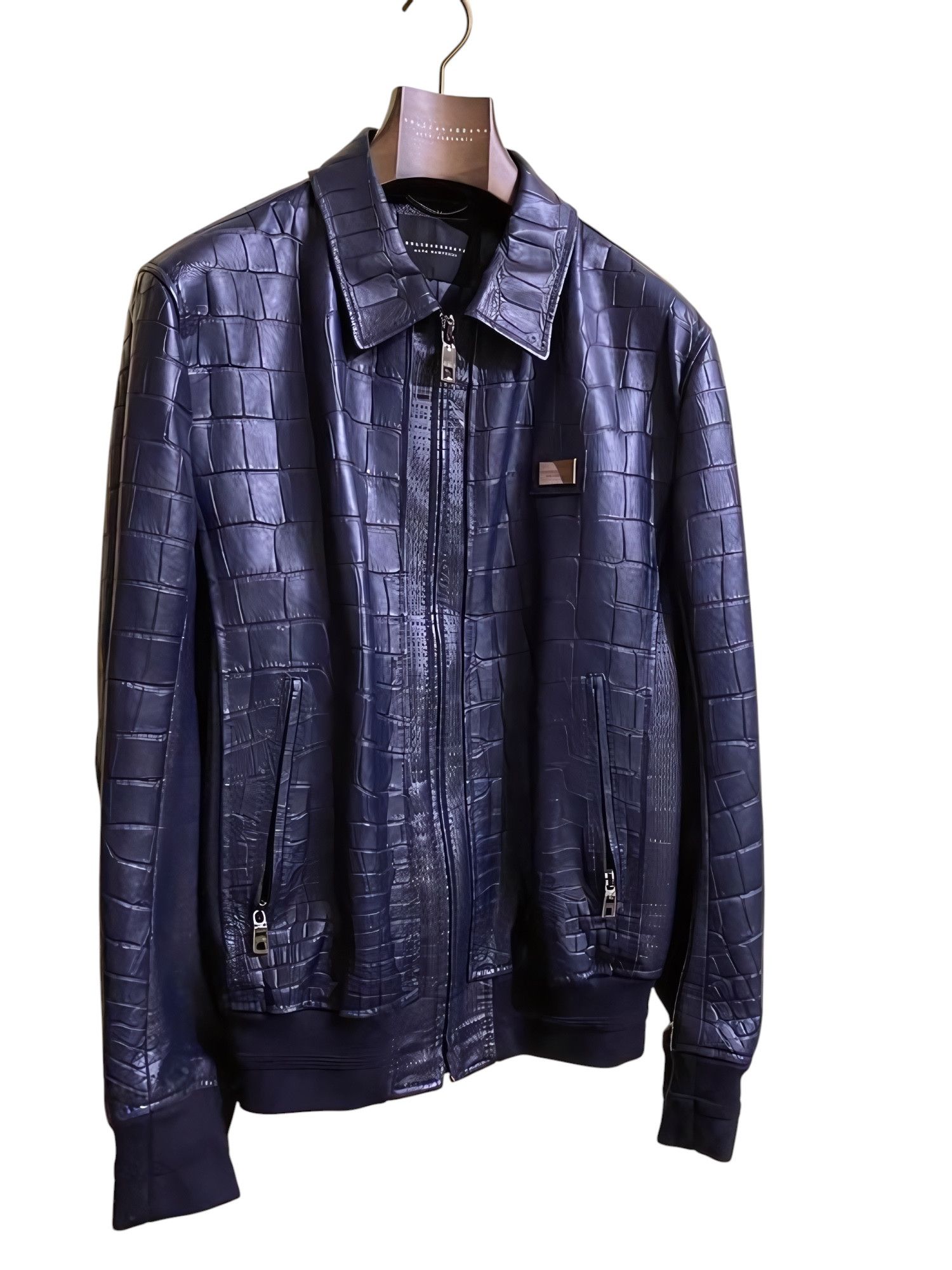 Dolce & Gabbana REAL AMERICAN ALLIGATOR LEATHER JACKET Size US M / EU 48-50 / 2 - 1 Thumbnail