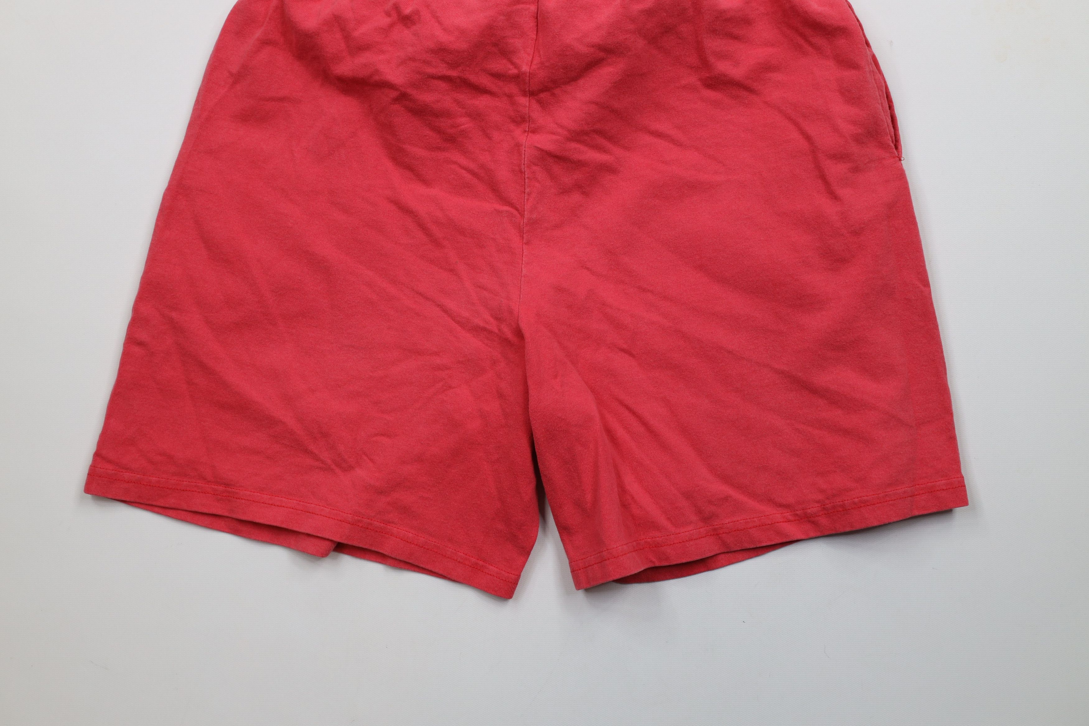 Vintage Vintage 90s Streetwear Above Knee Shorts Red Cotton USA Size US 34 / EU 50 - 10 Thumbnail
