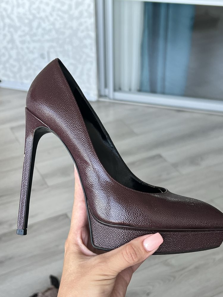 Saint Laurent Paris Saint Laurent Paris Leather Heels Size US 8 / IT 38 - 5 Thumbnail