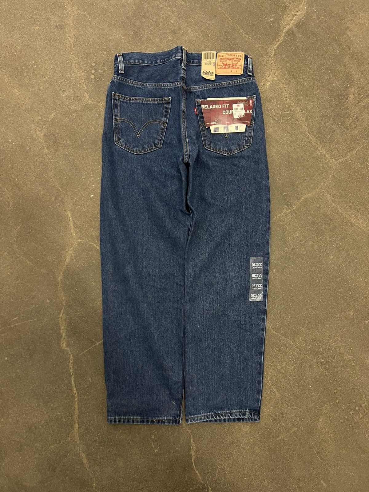 Levi's × Vintage 2007 Levi’s 550 Relaxed Fit Denim Jeans DEADSTOCK Size US 33 - 2 Thumbnail