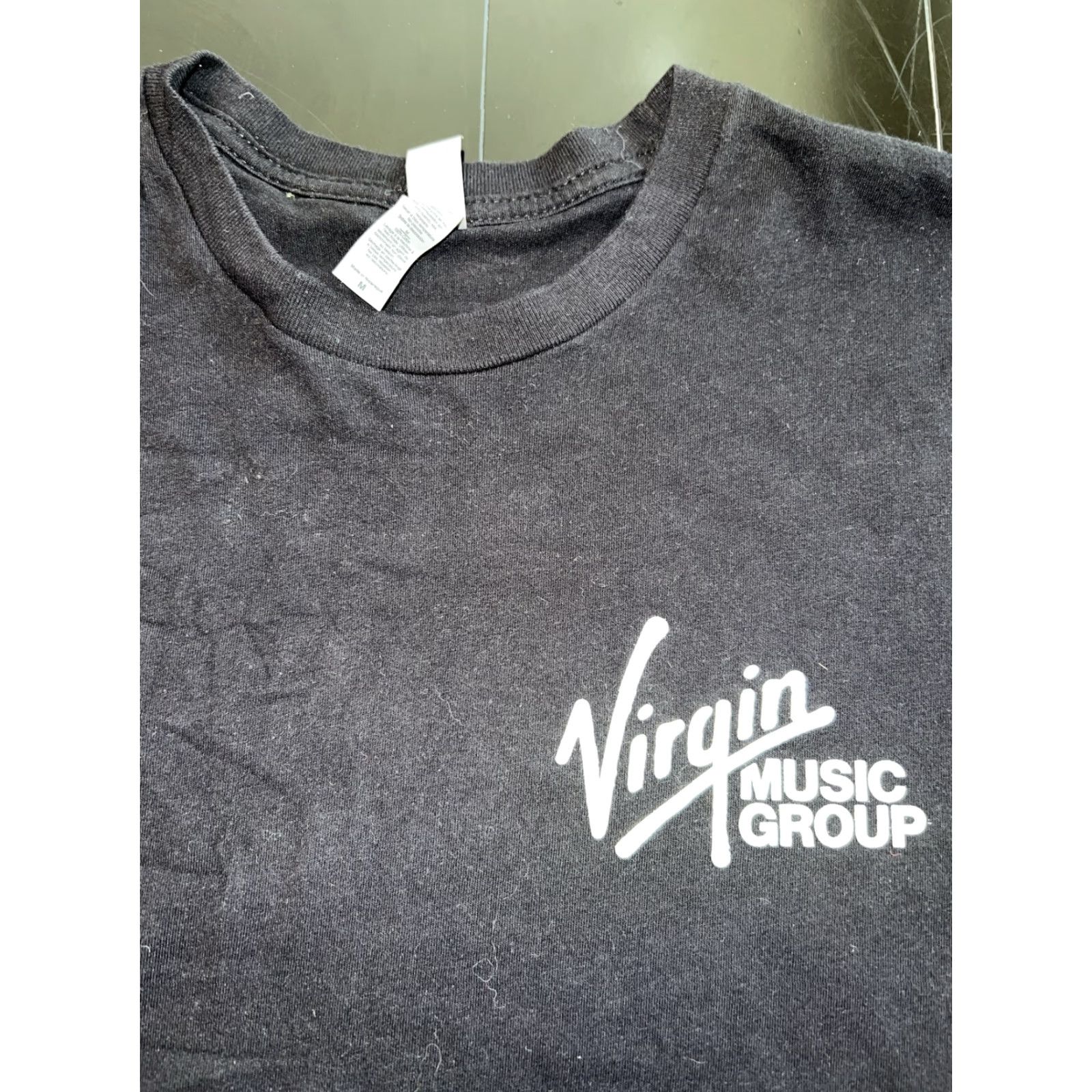 Next Level Next Level Shirt Mens M Black Richard Branson’s Virgin Music Group Record Company Logo 90s Music Shirt Mens Size US M / EU 48-50 / 2 - 3 Thumbnail