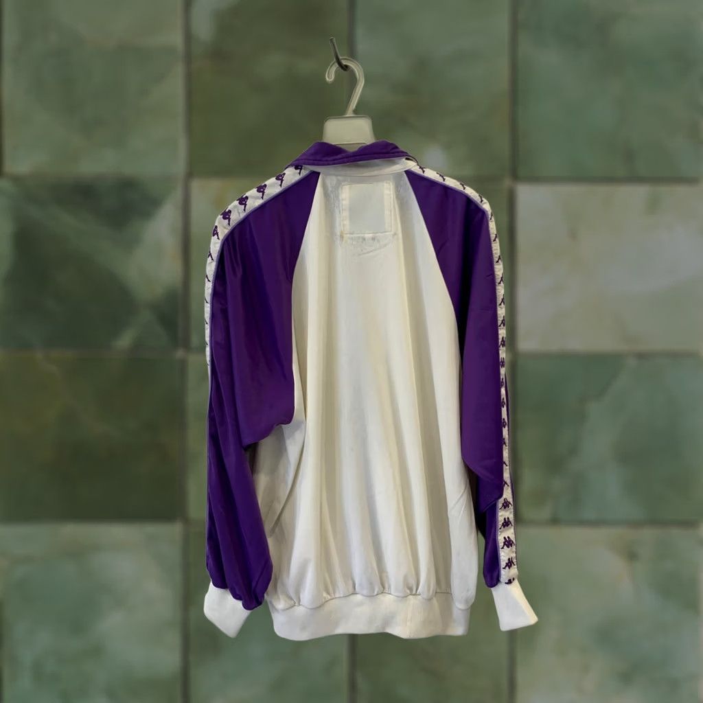 Kappa VINTAGE Kappa Track Jacket Adult L White 80s Omini Logo Tape Italy Purple 90s Theme Mer Size US L / EU 52-54 / 3 - 1 Thumbnail