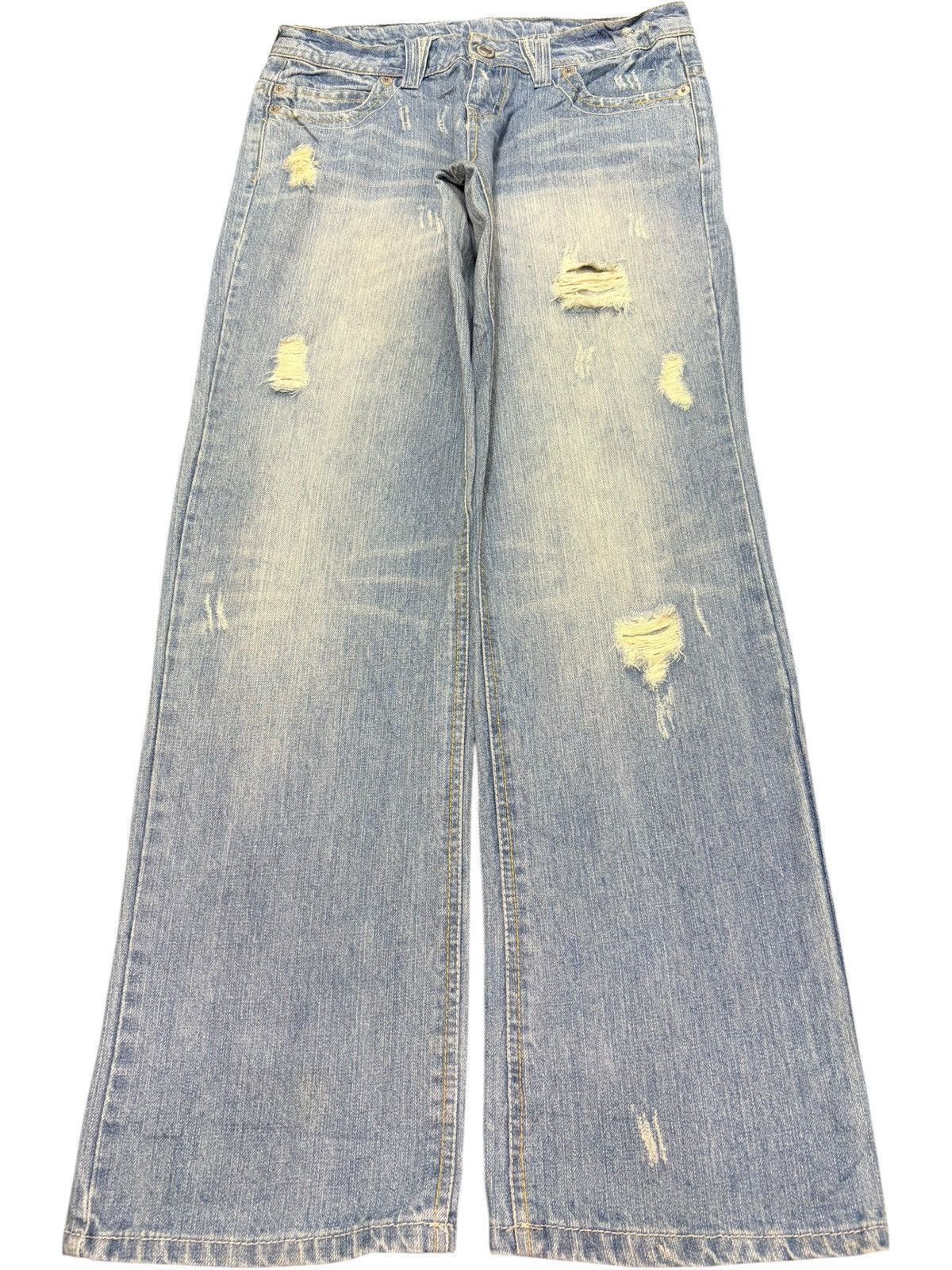 Diesel Vintage Japanese Brand Faded Wash Distress Loose Jeans Size 31" - 1 Thumbnail