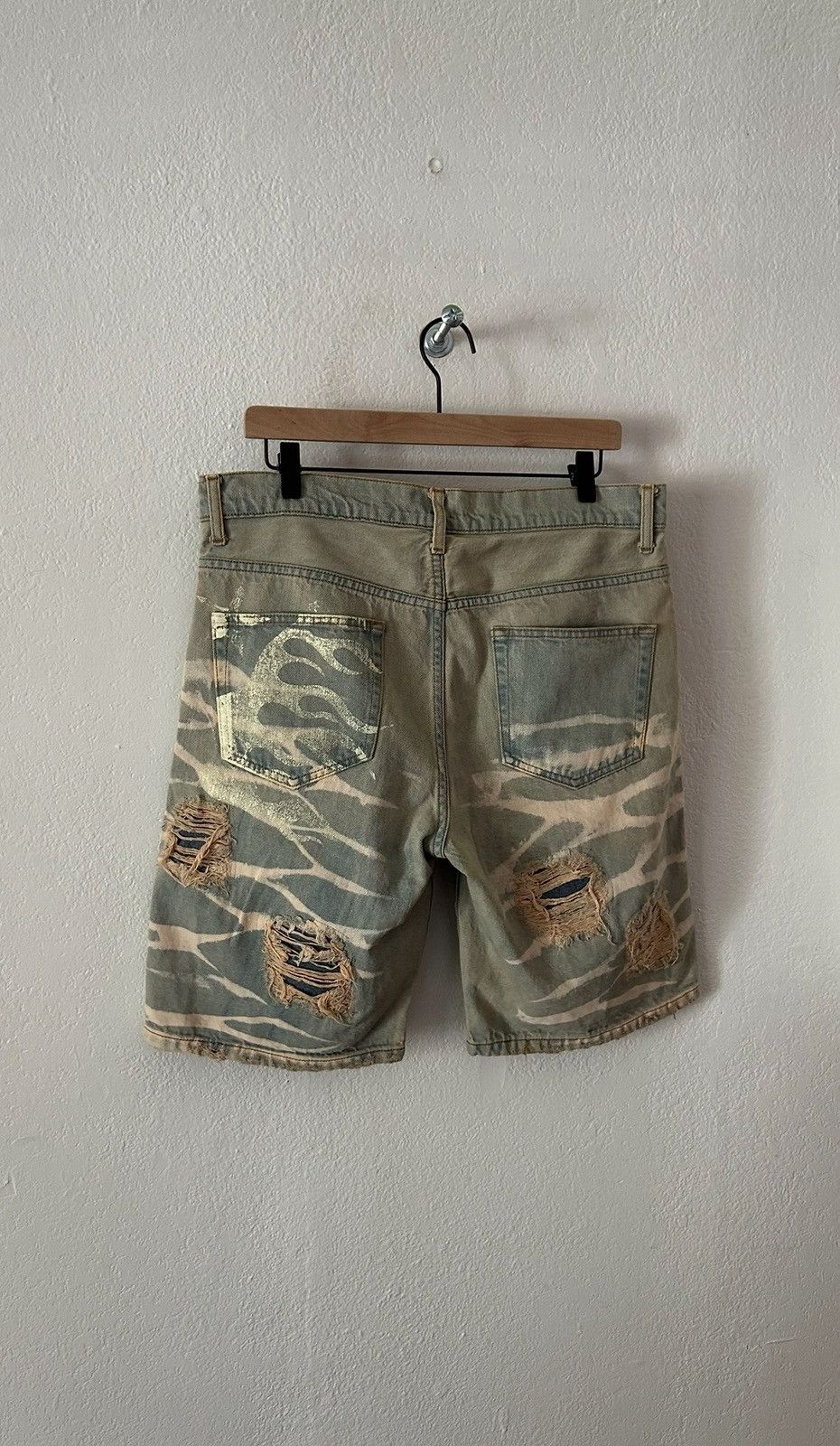 HELLSTAR Hellstar Denim Jean Shorts Size US 28 / EU 44 - 1 Thumbnail
