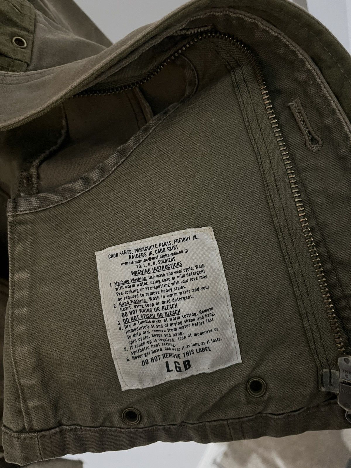 Le Grande Bleu (L.G.B.) LGB pilot soldier jacket, No. 3302/jkf. Size US S / EU 44-46 / 1 - 6 Thumbnail