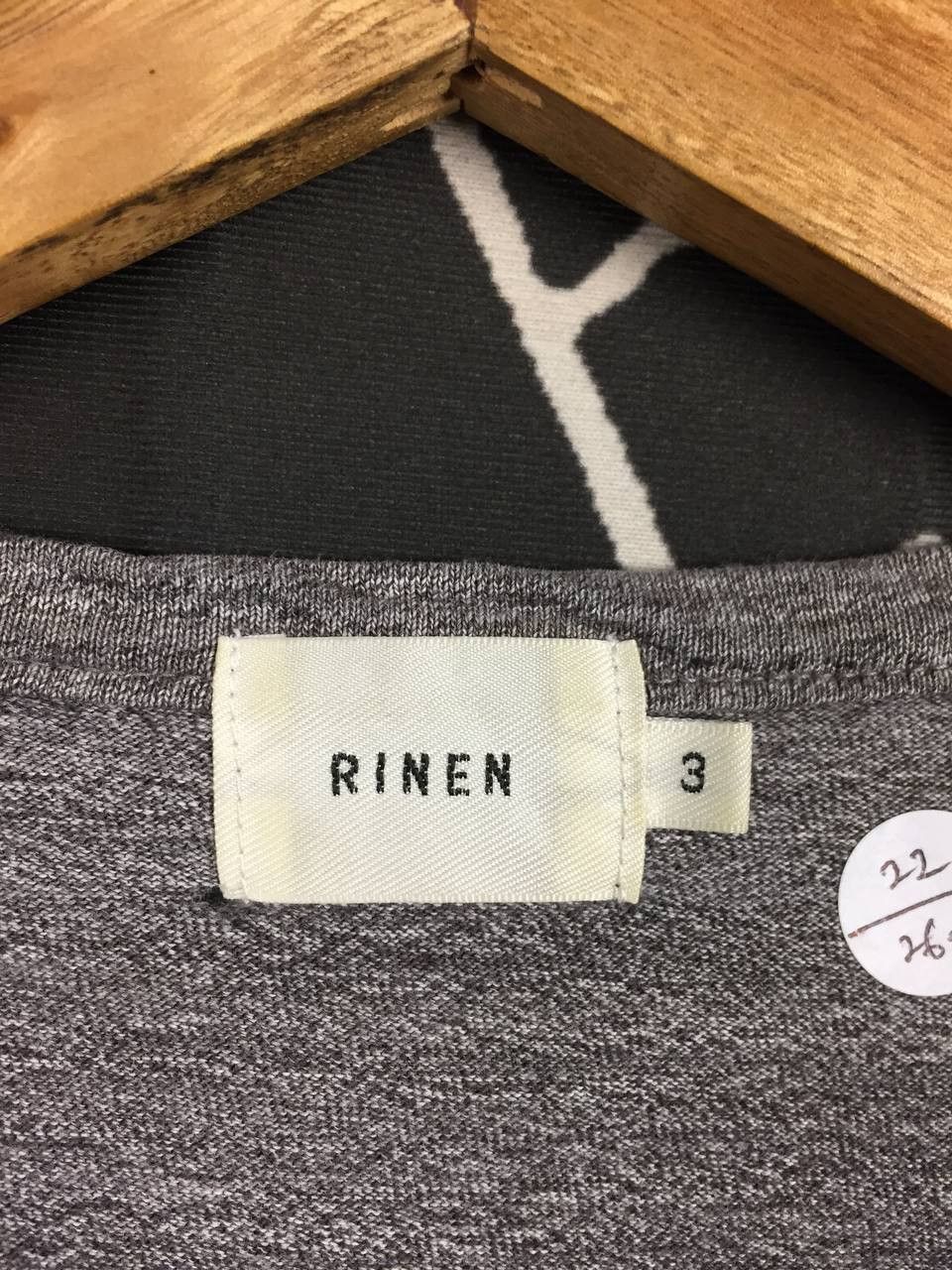 Japanese Brand RINEN Japanese Brand Minimalist Pocket Tee Size US L / EU 52-54 / 3 - 9 Thumbnail