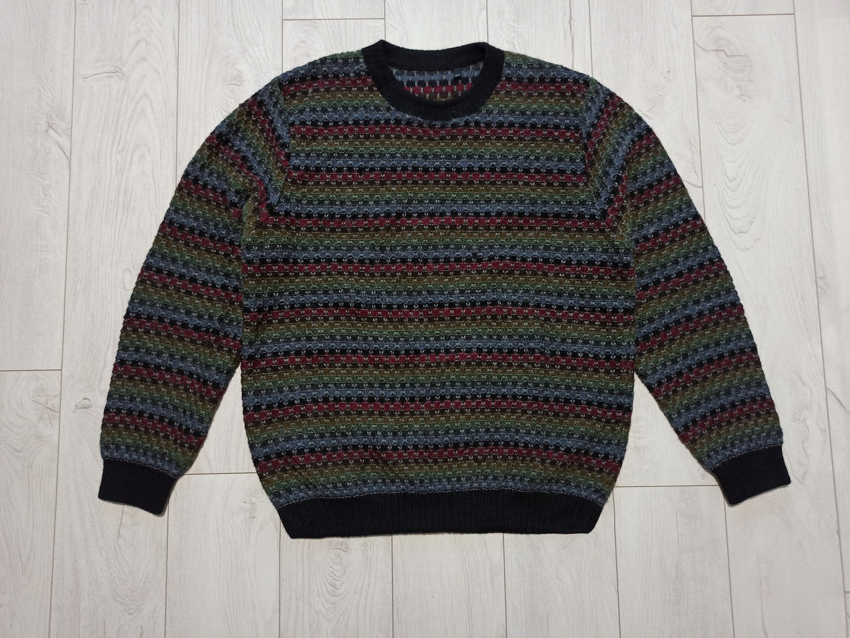 Designer Alpaca Men Sweater Size US L / EU 52-54 / 3 - 1 Thumbnail