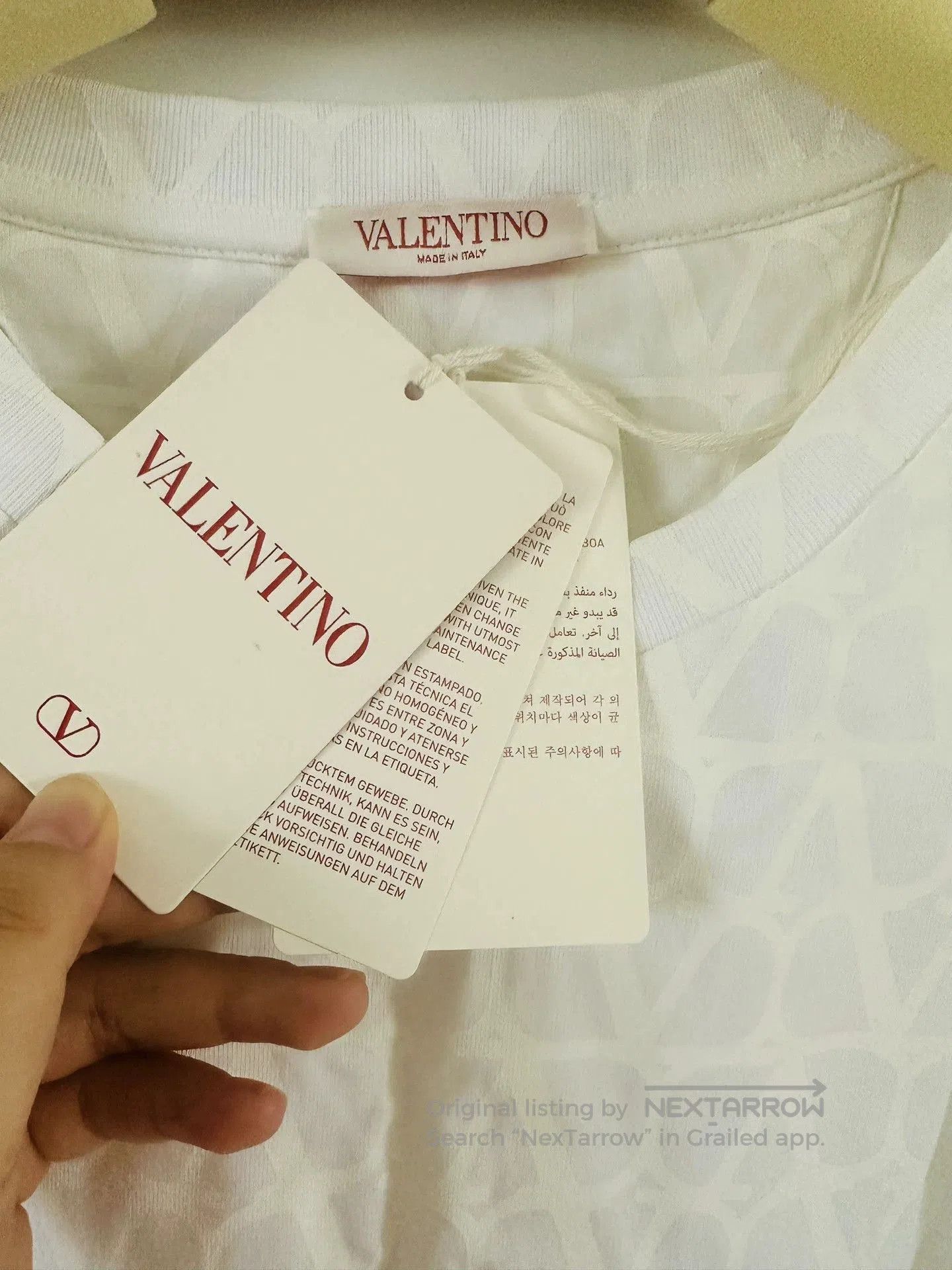 Valentino Valentino Men's All-over Print T-shirt. Size US XXL / EU 58 / 5 - 3 Thumbnail
