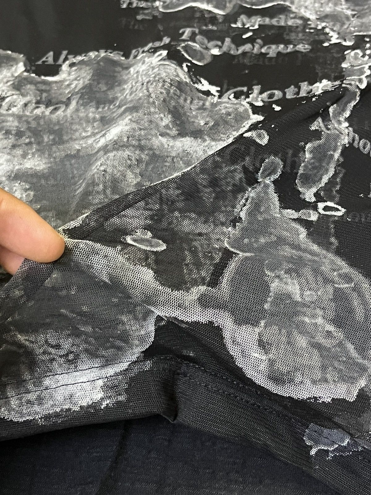 In The Attic SICK🔥IN THE ATTIC POEM DOUBLE LAYER FRONT TEE SHIRT Size US S / EU 44-46 / 1 - 6 Thumbnail