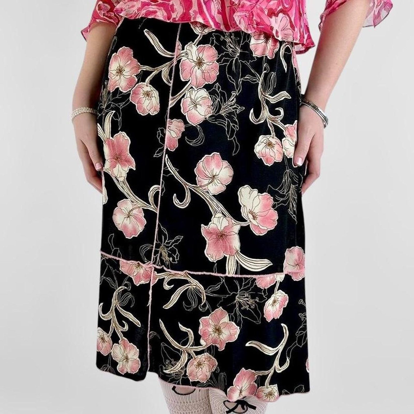 Other vintage y2k floral fairy boho skirt Size 30" / US 8 / IT 44 - 5 Thumbnail