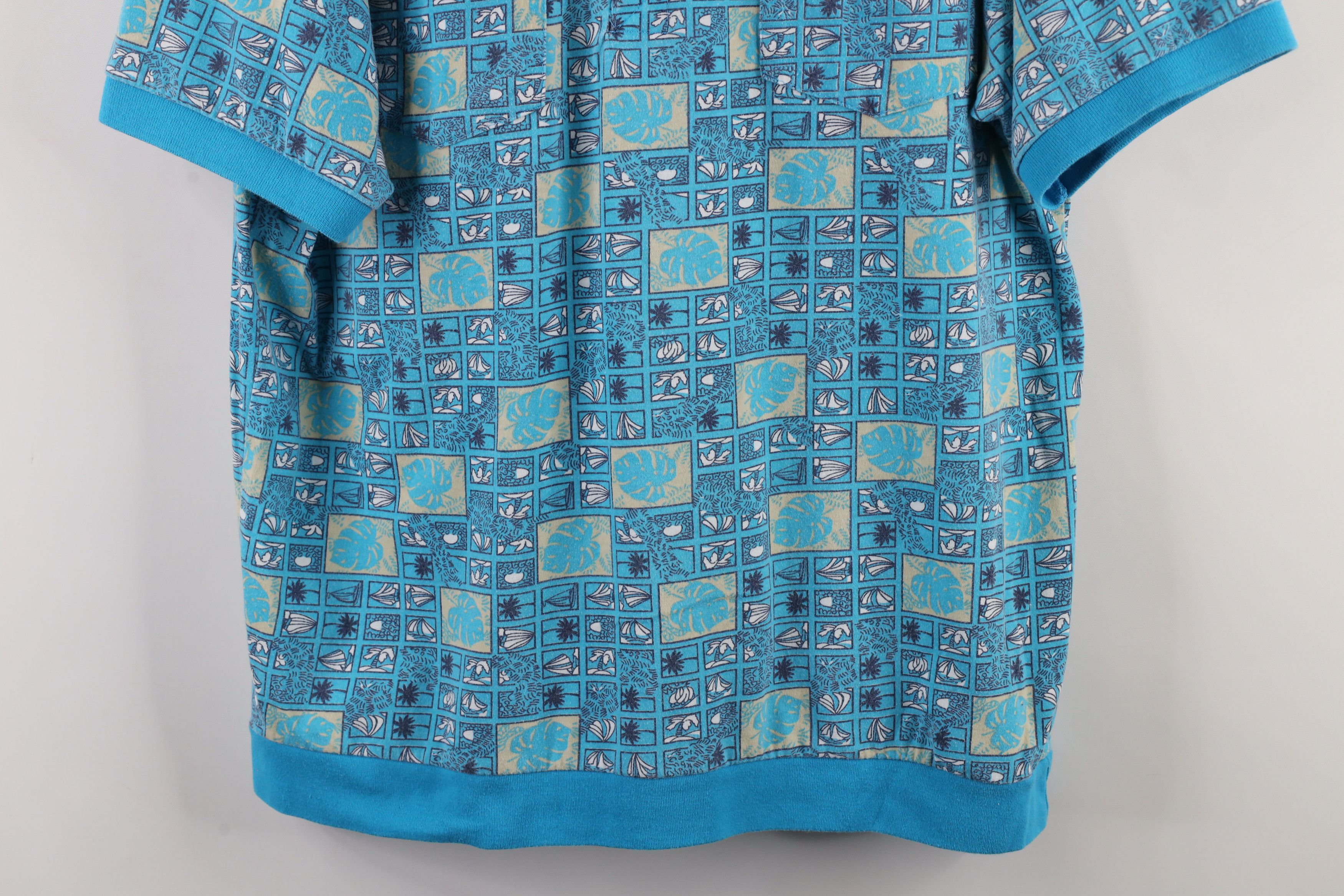 Vintage Vintage 90s Streetwear Beach Sailing Pullover Polo Shirt Size US XL / EU 56 / 4 - 3 Thumbnail