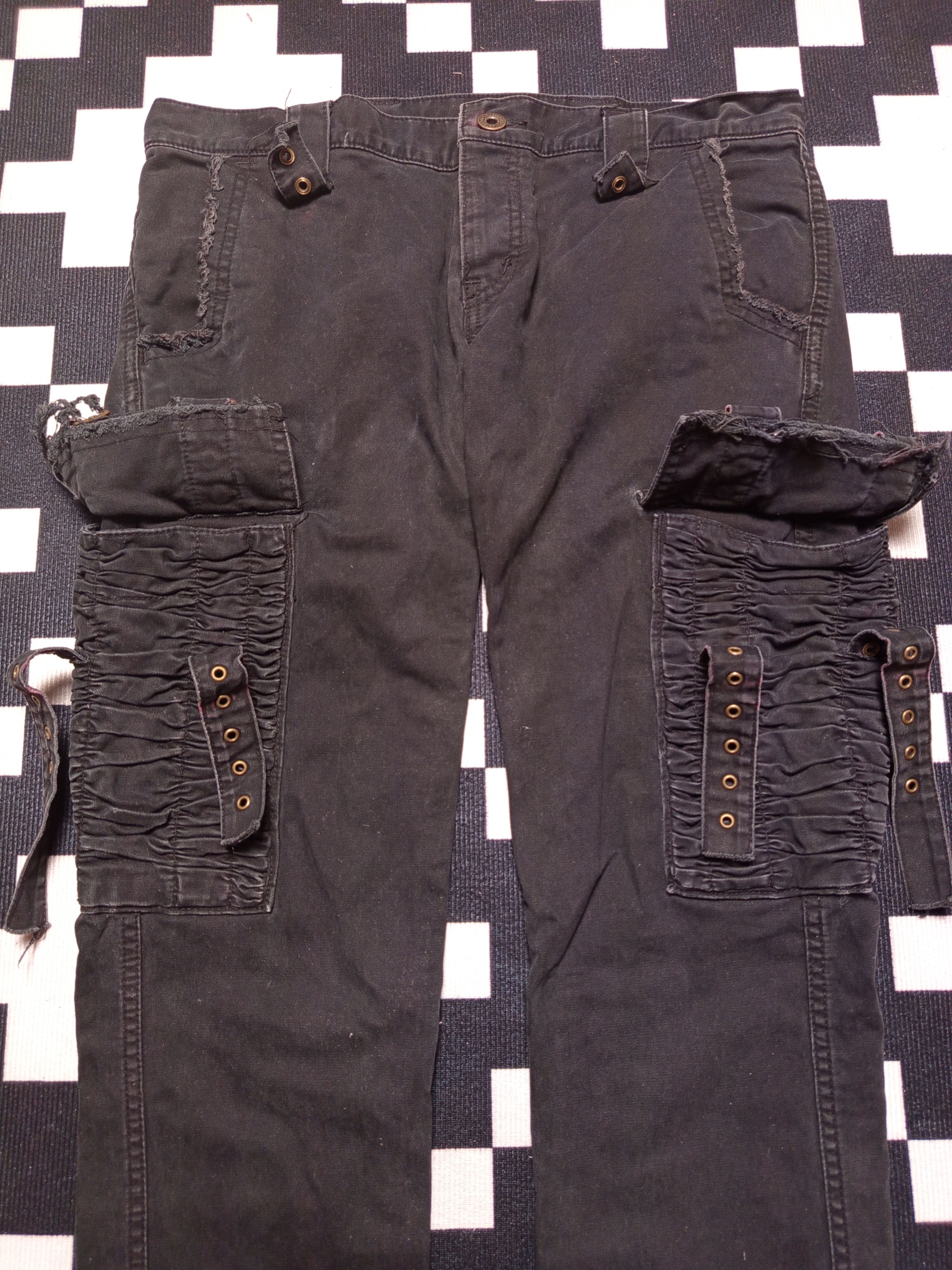 Hysteric Glamour 💥WASHED HYSTERIC GLAMOUR BALENCIAGA STYLE JAPANESE JEANS Size US 30 / EU 46 - 6 Thumbnail