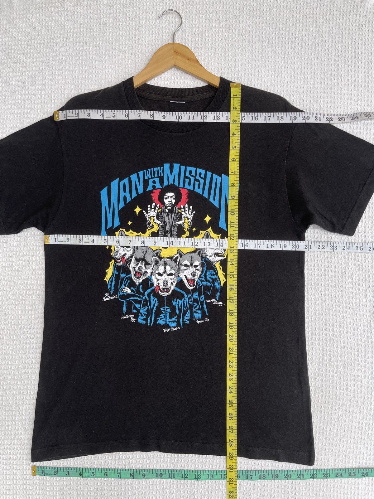 Band Tees Rare🔥Vintage Japanese Rock Band Man With A Mission Size US L / EU 52-54 / 3 - 8 Thumbnail