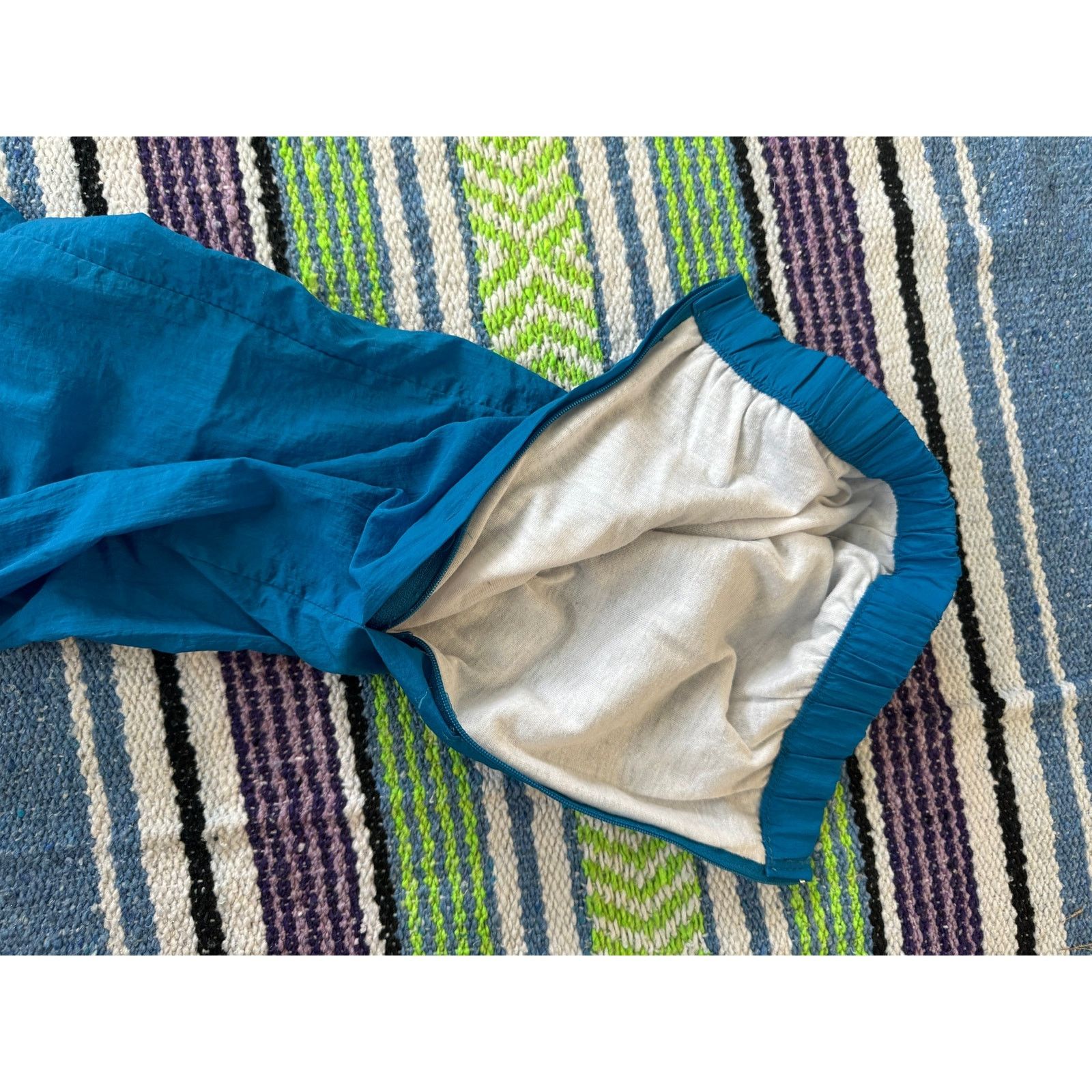 Reebok Vintage Reebok 90s Windbreaker Pants Blue L Size US 42 / EU 58 - 8 Thumbnail