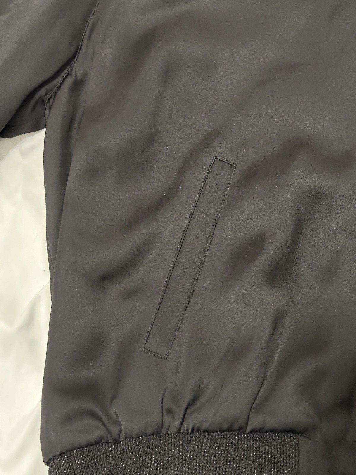 Saint Laurent Paris “SWEET DREAMS” Satin Bomber Jacket - Sz 48 Size US M / EU 48-50 / 2 - 17 Thumbnail