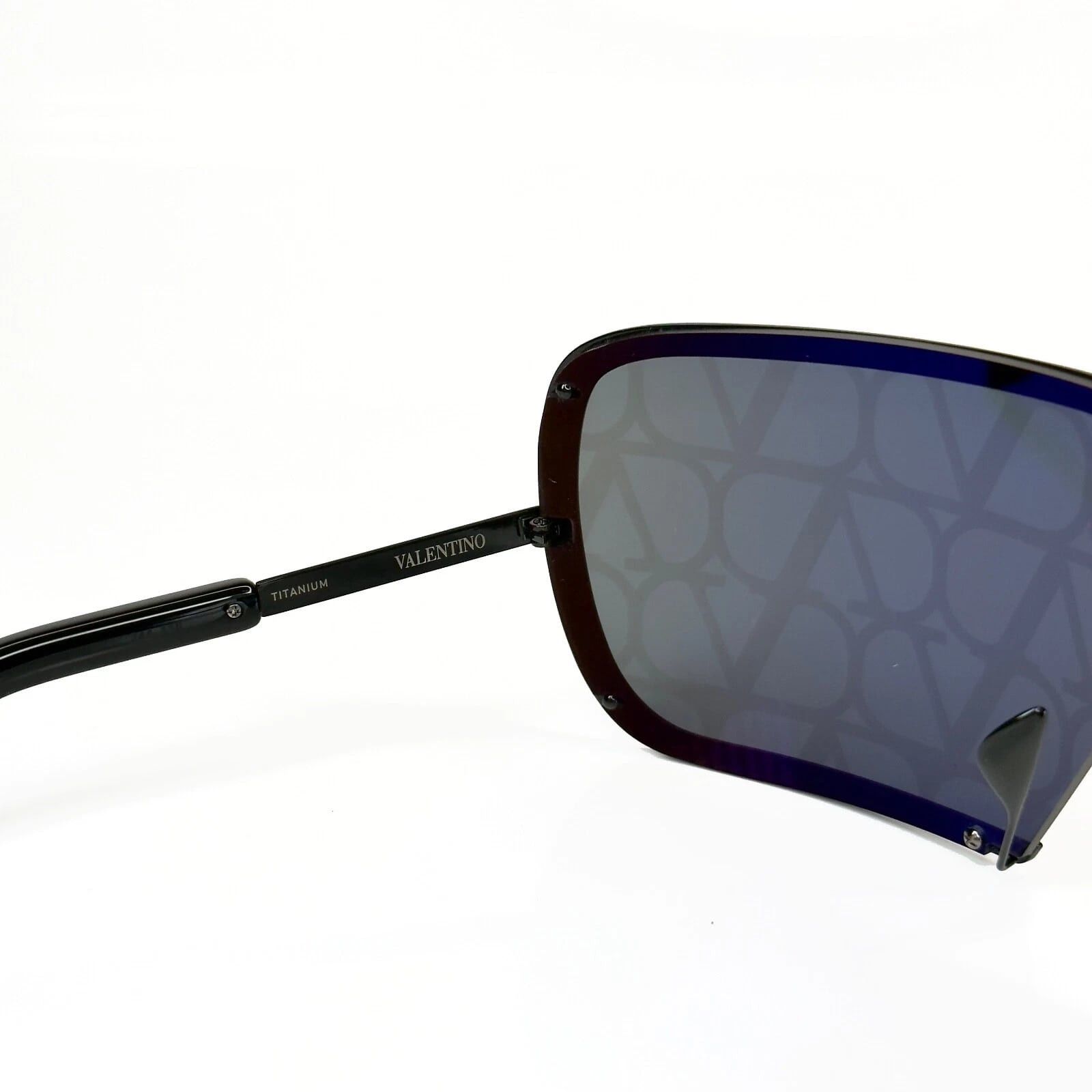 Valentino VALENTINO V Romask VLS120 Black Mirror VLS 120D Sunglasses Size ONE SIZE - 6 Thumbnail