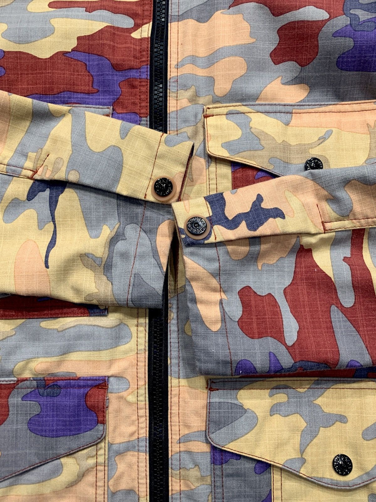 Stone Island Heritage camo ripstop nylon watro jacket Size US L / EU 52-54 / 3 - 6 Thumbnail