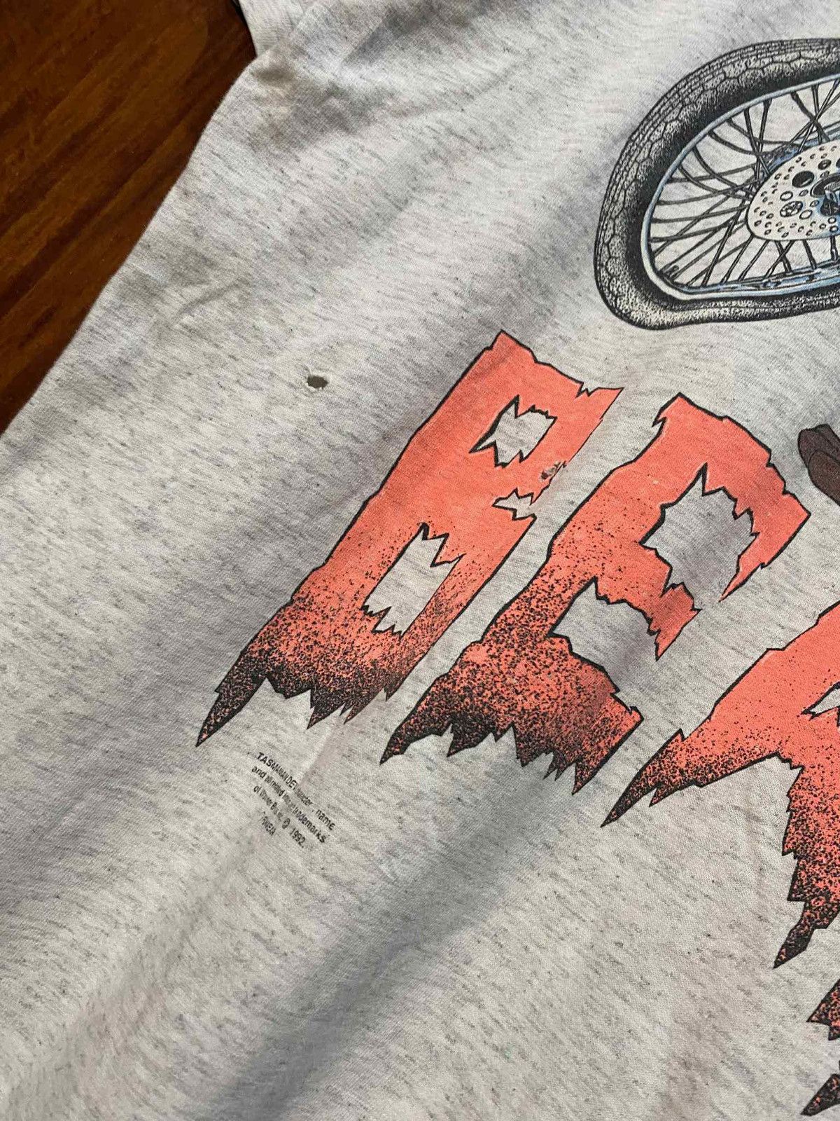 Vintage Vintage 1992 HARLEY DAVIDSON X TAZMANIAN DEVIL TEE Size US XL / EU 56 / 4 - 3 Thumbnail