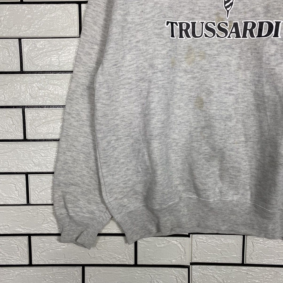Japanese Brand 📌Vintage Sweatshirt Trussardi Big Logo Size US L / EU 52-54 / 3 - 5 Thumbnail