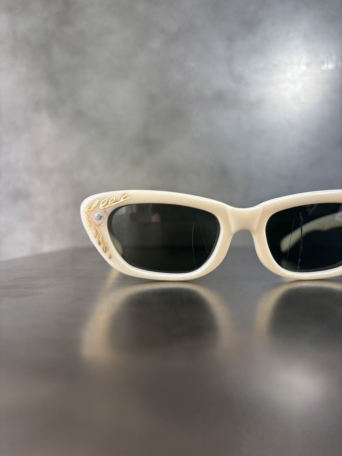 American Optical × Other × Vintage 1960s Samco Sunglasses True Vintage Rhinestone MCM Glass 50s Size ONE SIZE - 5 Thumbnail
