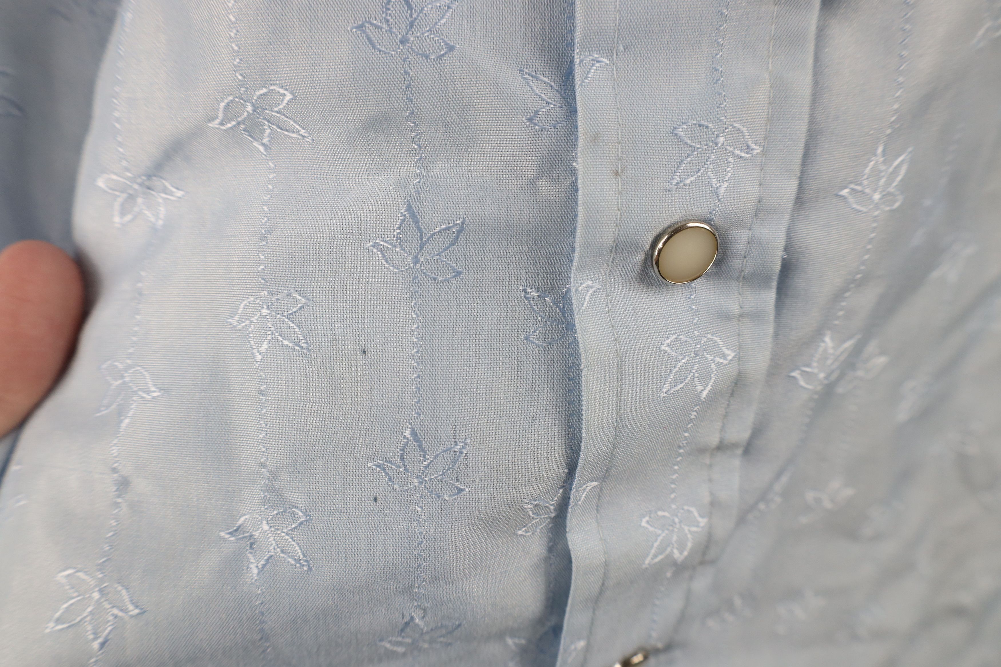 Vintage Vintage 70s Rockabilly Flower Western Button Shirt US Size US M / EU 48-50 / 2 - 4 Thumbnail