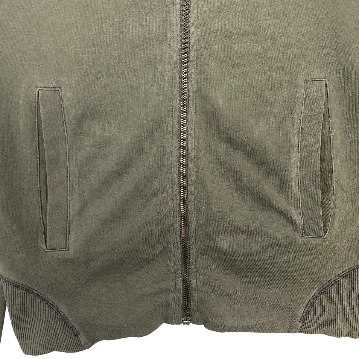 Vintage Vintage Emporia Armani Full Zip Sweatshirt Green Pullover S Size US S / EU 44-46 / 1 - 5 Thumbnail