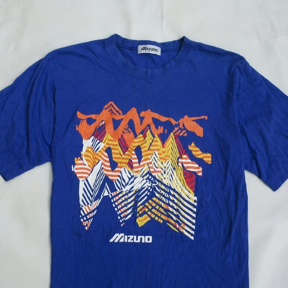 Mizuno Mizuno Italia Outdoor Mountainering Vintage 90s tee tshirt Size US M / EU 48-50 / 2 - 2 Thumbnail