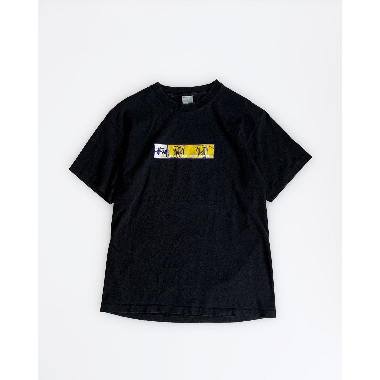 Stussy 2000s Stüssy Black Skateboard T-Shirt Size US M / EU 48-50 / 2 - 1 Thumbnail