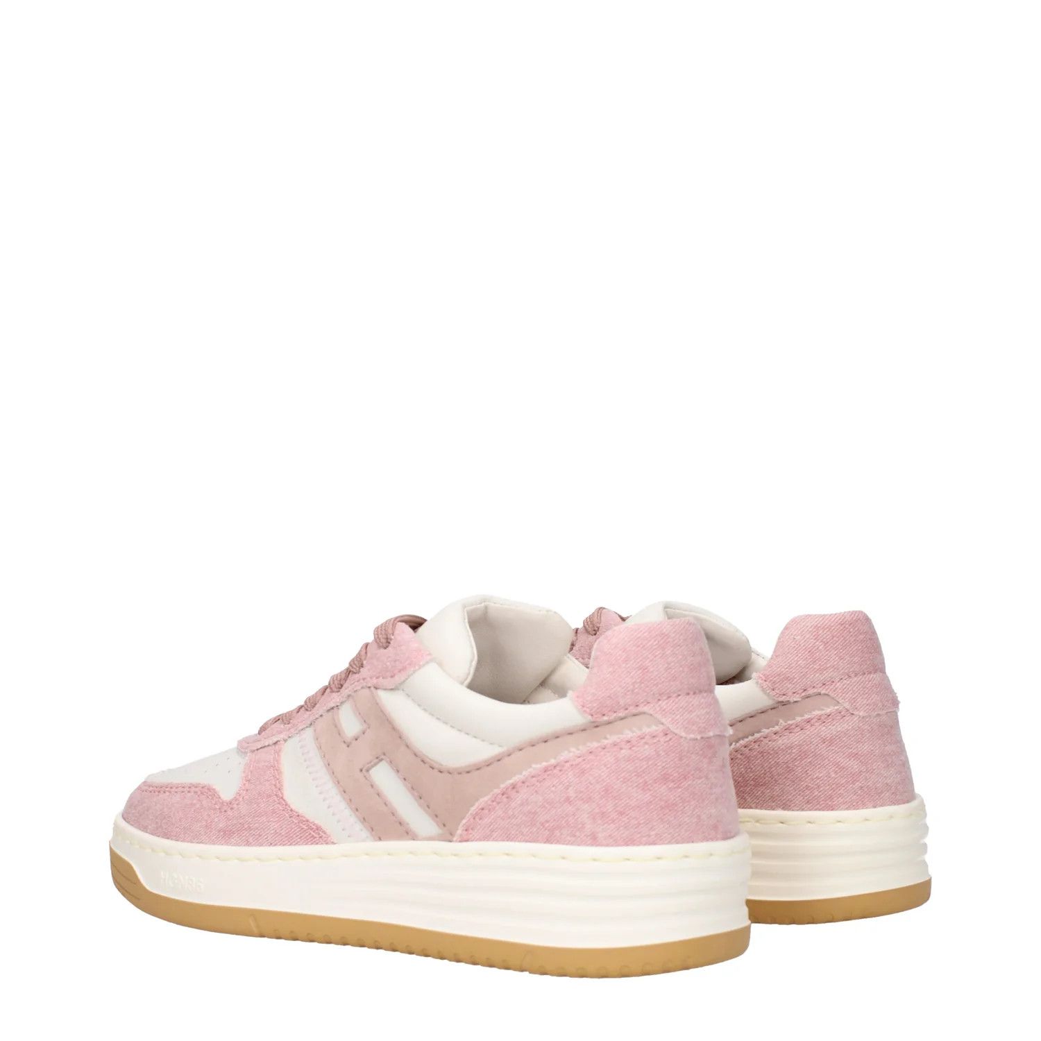 Hogan ob1o1e1124 Leather Sneakers in Pink White Size US 5 / IT 35 - 4 Thumbnail