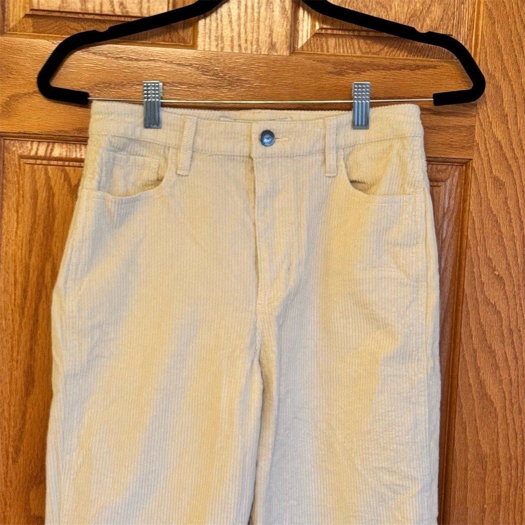 Other Hollister Ultra High-Rise Pants Womens Size 5 W27 Ivory Str Size 27" / US 4 / IT 40 - 3 Thumbnail