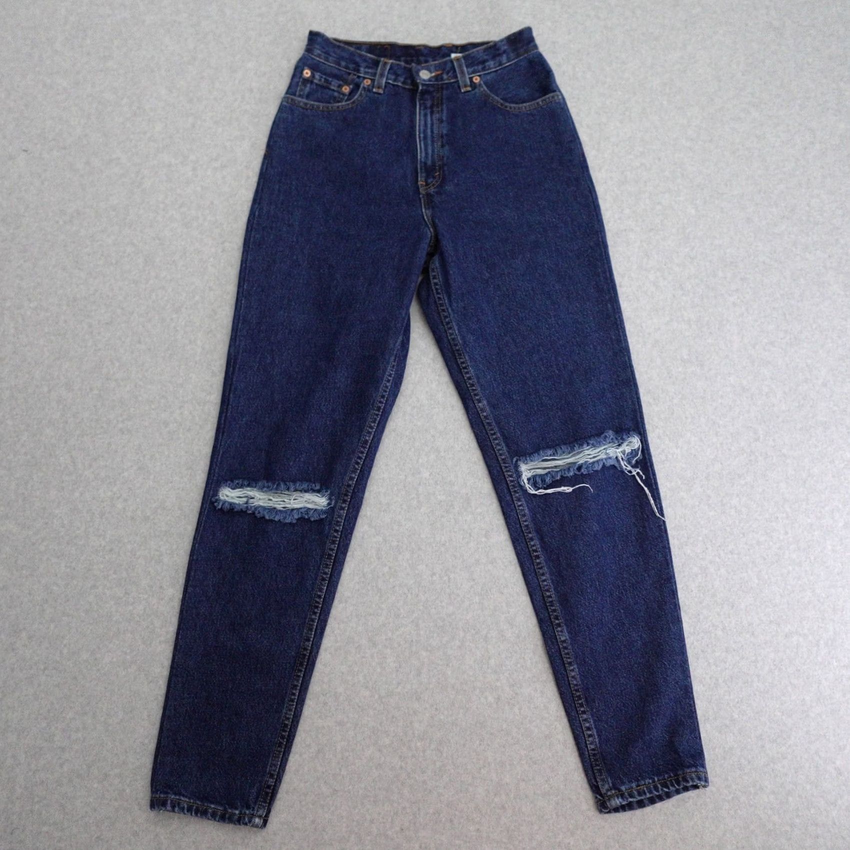 Levi's Levi's 560 Jeans Womens 29 29x30 VTG Loose Fit Straight Leg Denim Distressed Size 29" - 2 Thumbnail