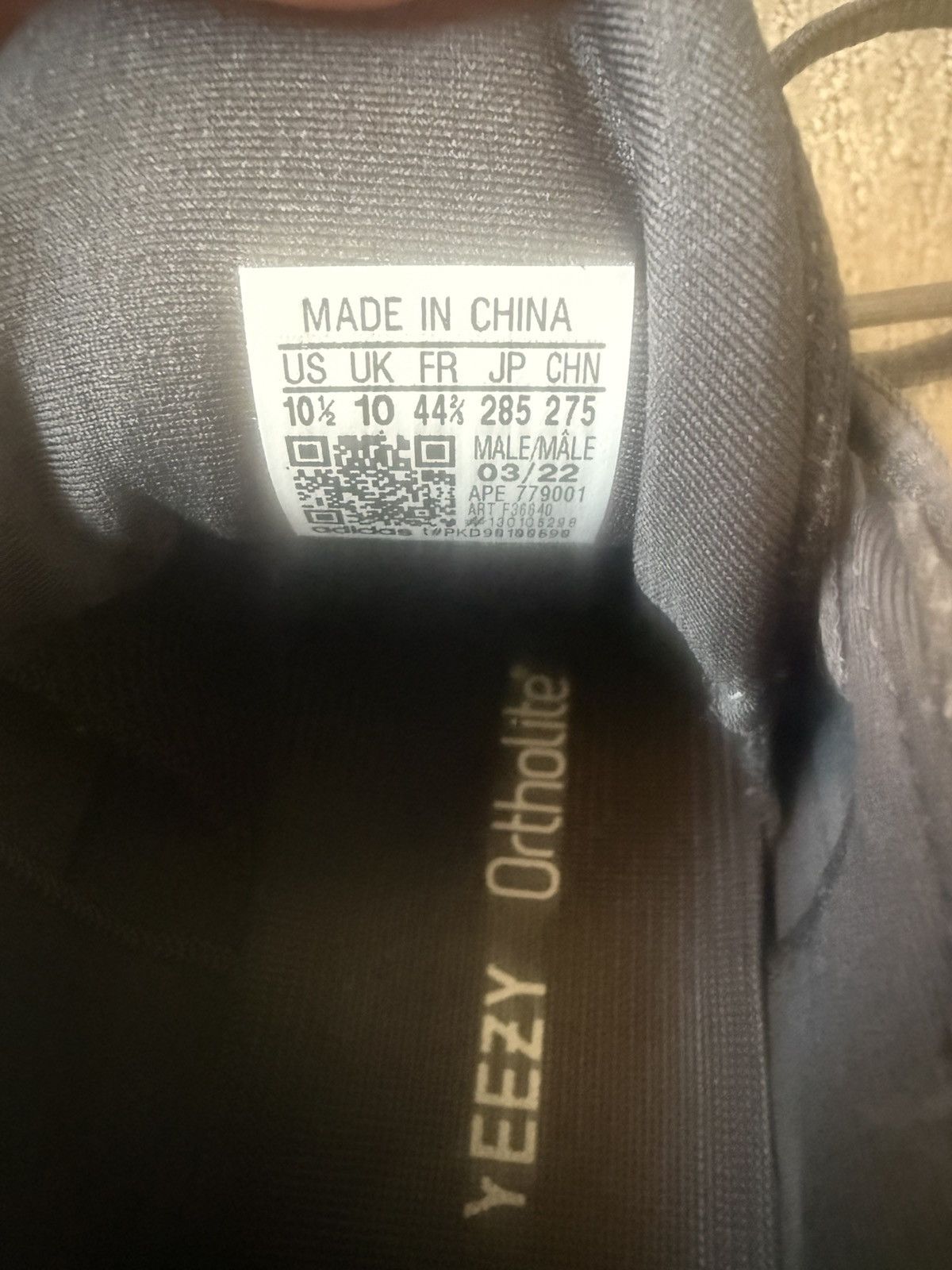 Yeezy Adidas Yeezy 500 Utility Black Size US 10.5 / EU 43-44 - 6 Thumbnail