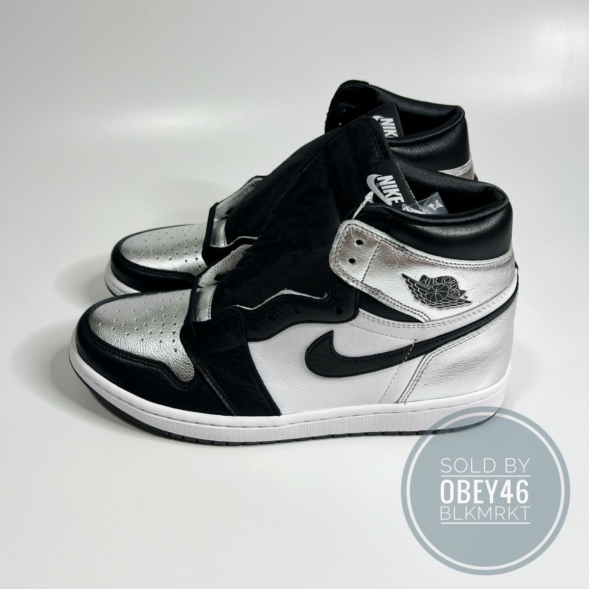 Nike Air Jordan High OG Silver Toe