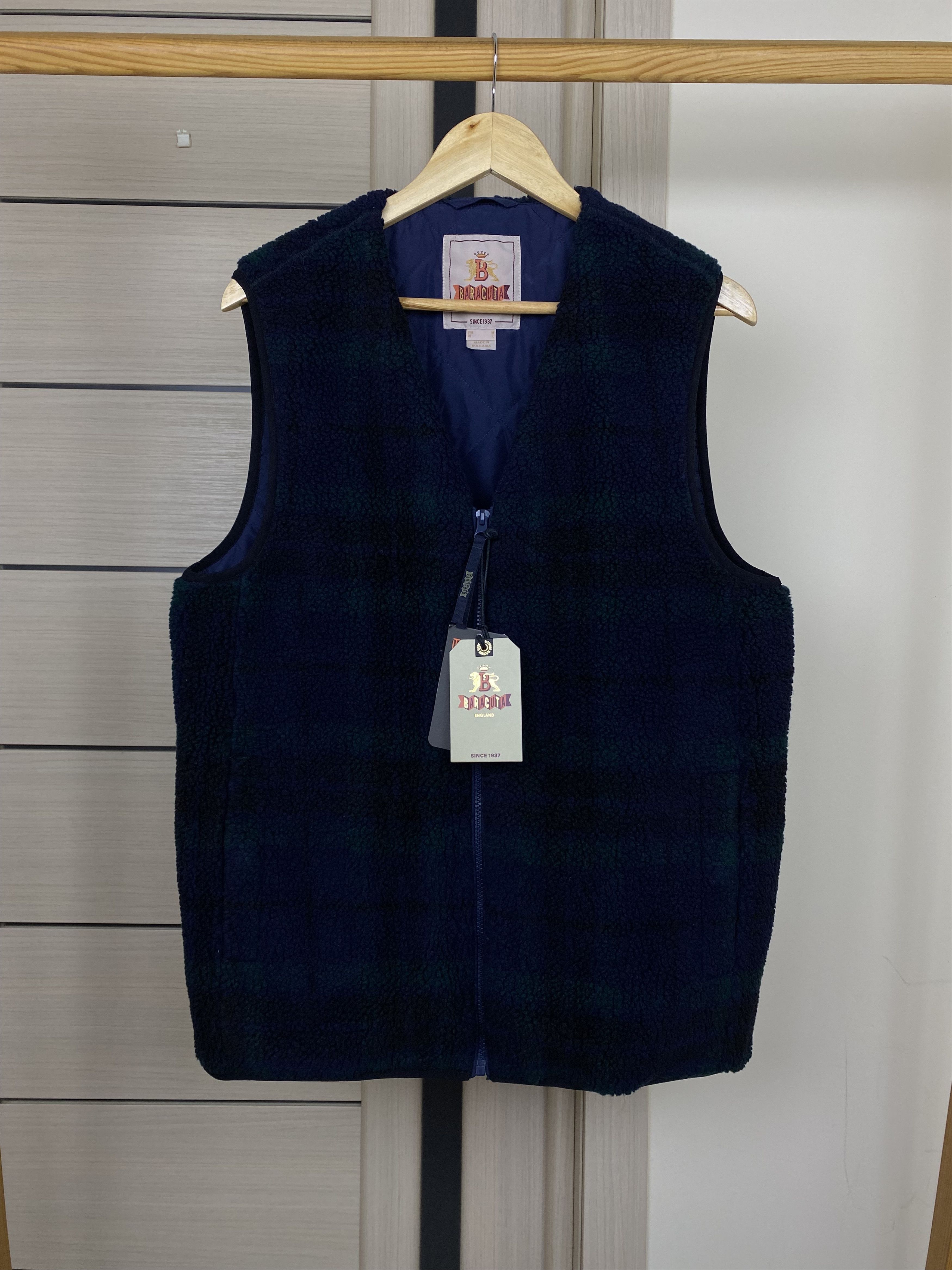 Baracuta BARACUTA SAMPLE CURLY FLEECE LINER VEST BLACKWATCH size L Size US L / EU 52-54 / 3 - 1 Thumbnail