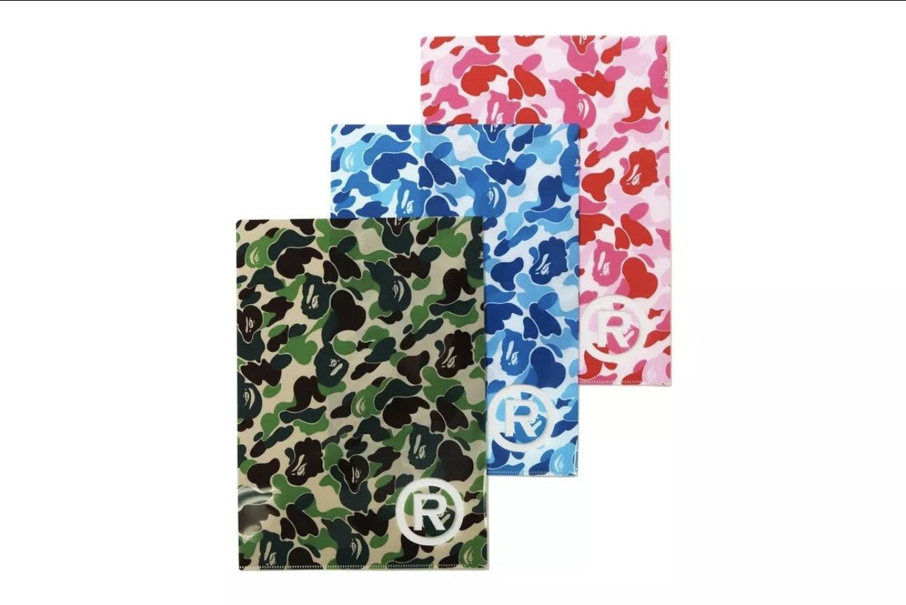 Bape Bape Abc camo clear file Set Size ONE SIZE - 2 Thumbnail