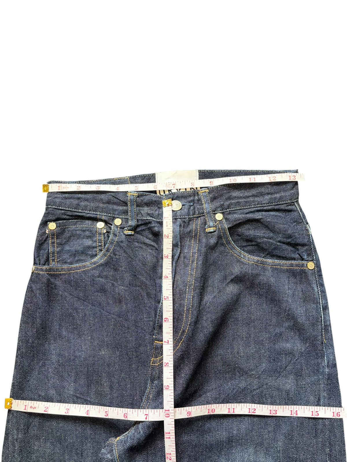 Japan Blue Vintage Urvin Japan Blue Selvedge Jeans Size 26" / US 2 / IT 38 - 6 Thumbnail