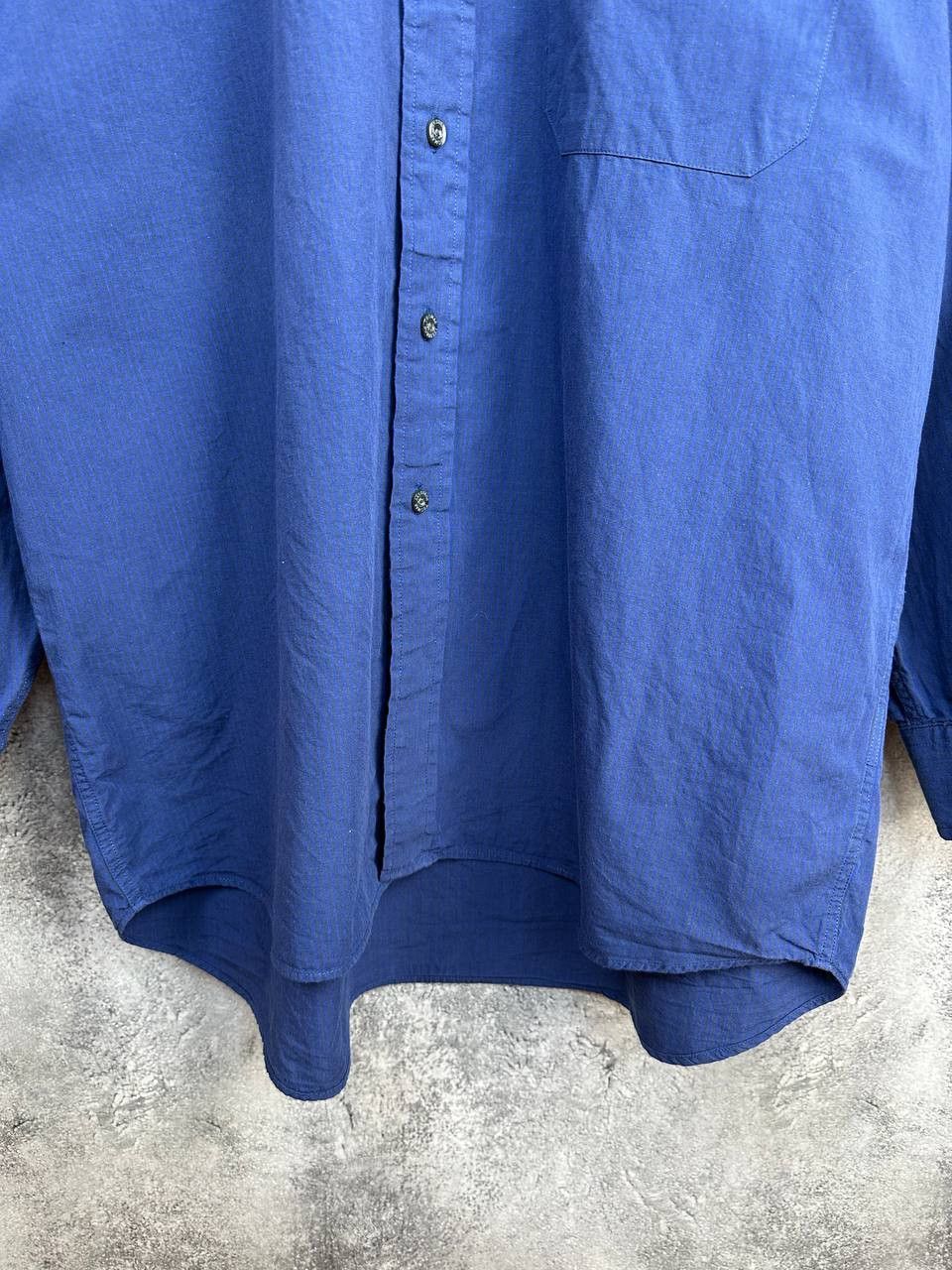 Burberry Thomas Burberry Button Up Shirt Striped Blue LS Button-Down Size US XL / EU 56 / 4 - 7 Thumbnail