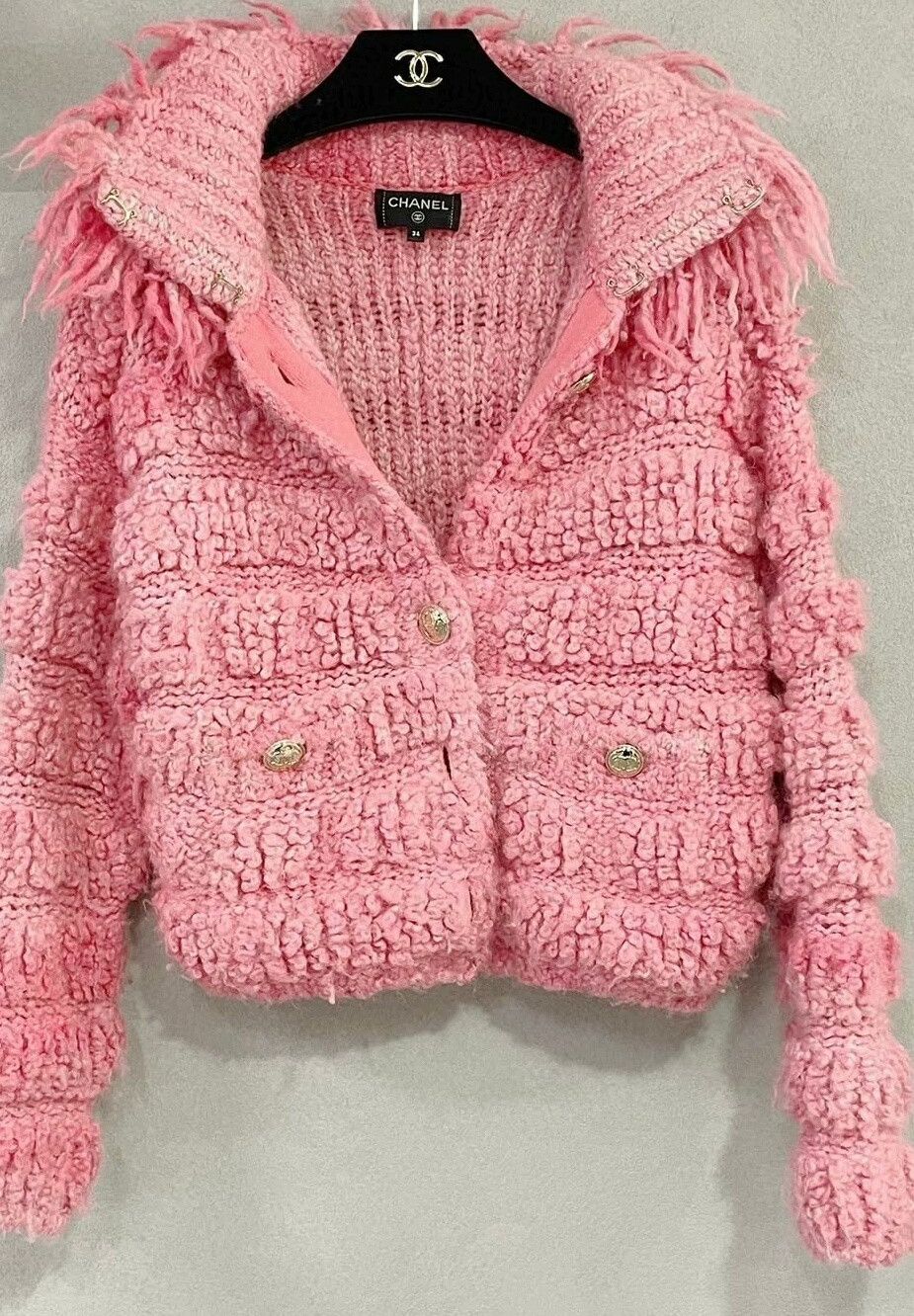 Chanel chanel 2020 equestrian series pink sweater Size US S / EU 44-46 / 1 - 1 Thumbnail
