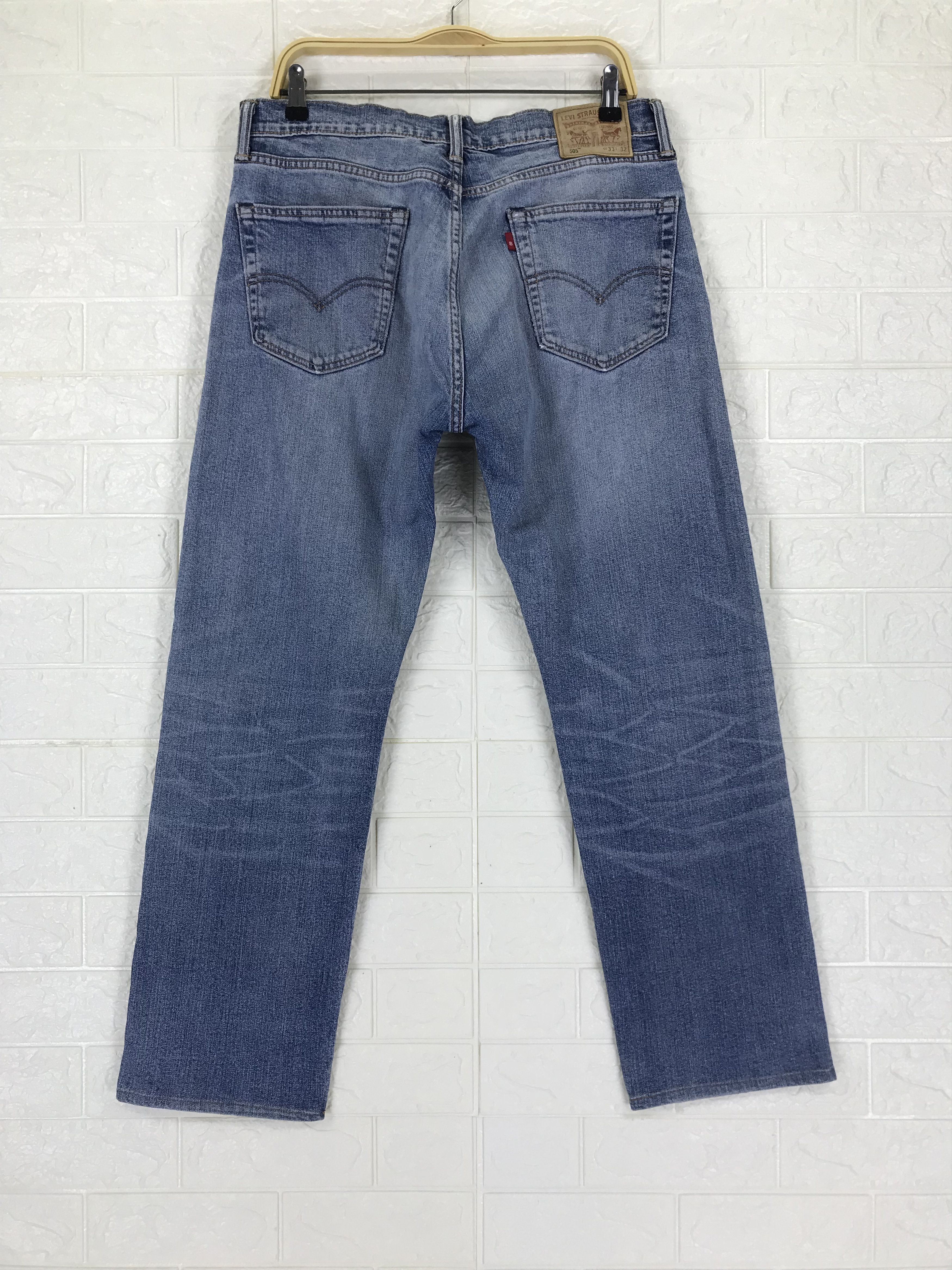 Levi's Vintage Levi's 505 Faded Blue Jeans Distressed Denim Size US 33 - 5 Thumbnail