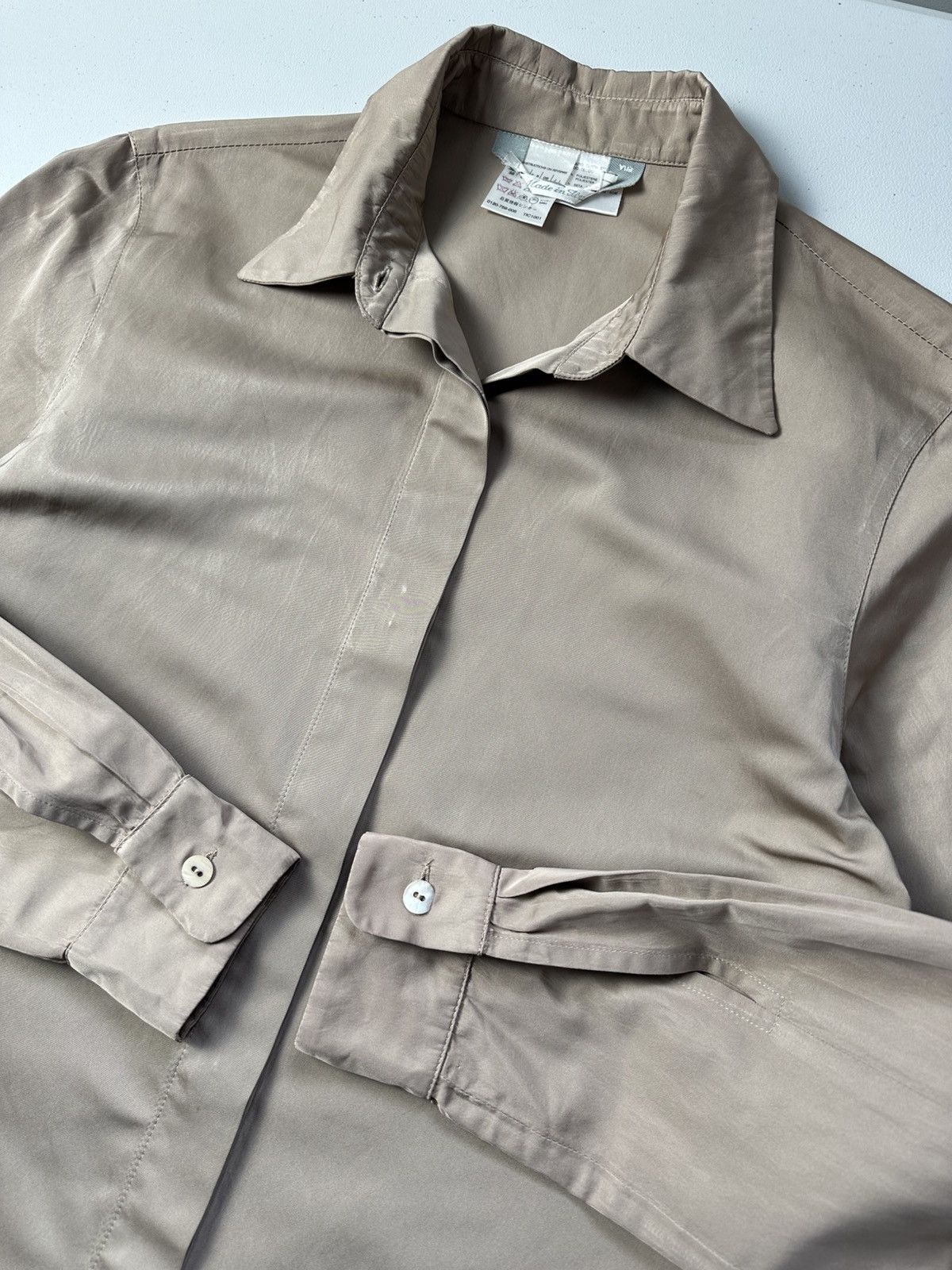 Max Mara Vintage Max Mara Designer Shirt Button Up Womens Size M / US 6-8 / IT 42-44 - 5 Thumbnail