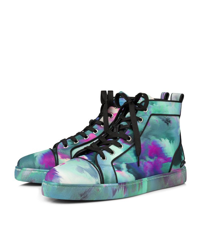 Christian Louboutin o1s1wg110924 Fun Louis Flat High Top Sneaker in Multicolor Size US 9 / EU 42 - 1 Thumbnail