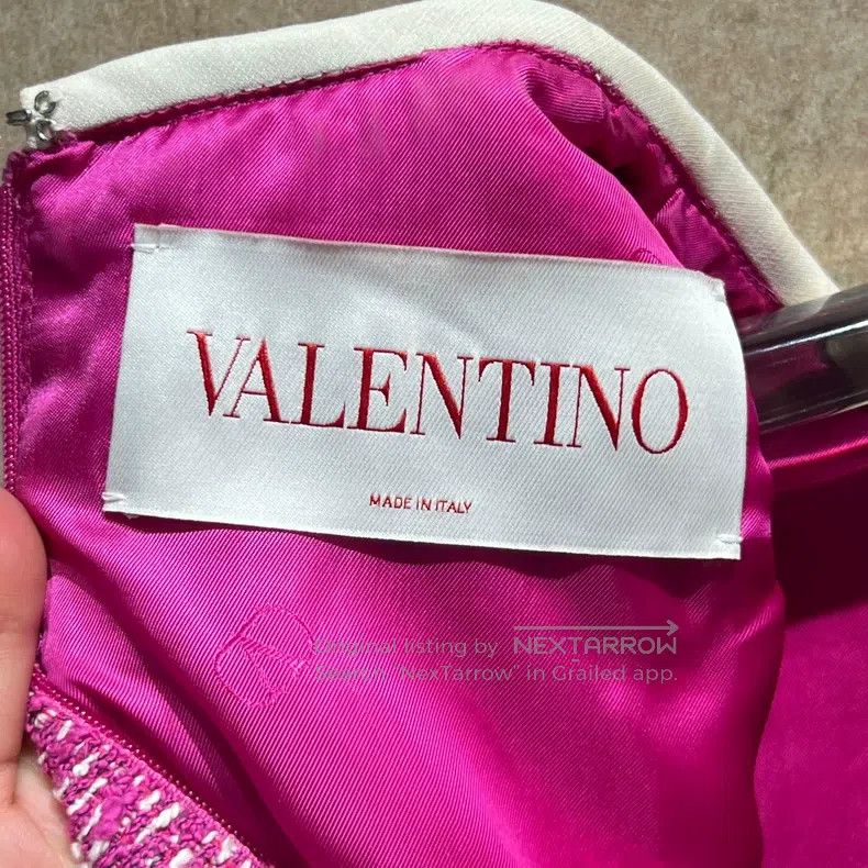 Valentino Valentino Pink tweed dress Size S / US 4 / IT 40 - 3 Thumbnail