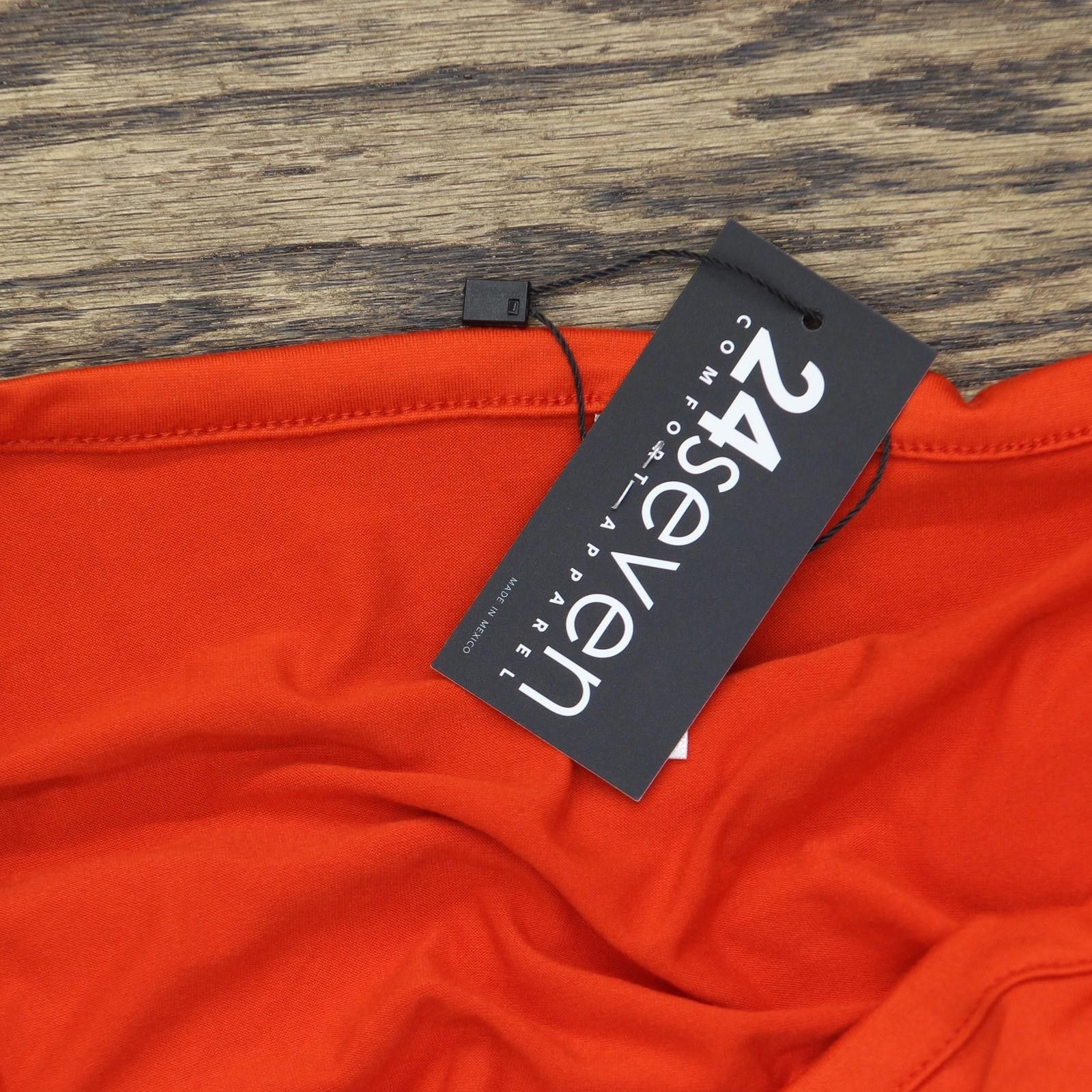 Other Nwt 24seven Comfort Apparel Boxy Shirt Top Burnt Orange Xl Size XL / US 12-14 / IT 48-50 - 3 Thumbnail