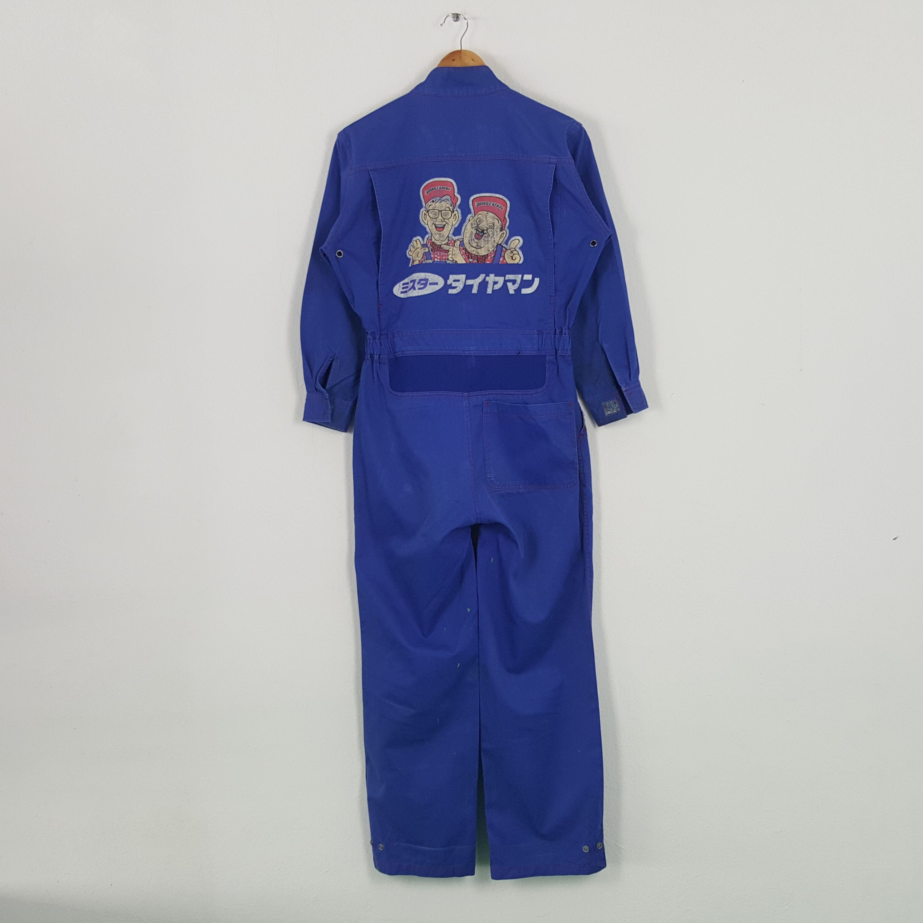 Vintage Vintage Bridgestone Formula One Racing Team Coverall Jacket Size US S / EU 44-46 / 1 - 1 Thumbnail